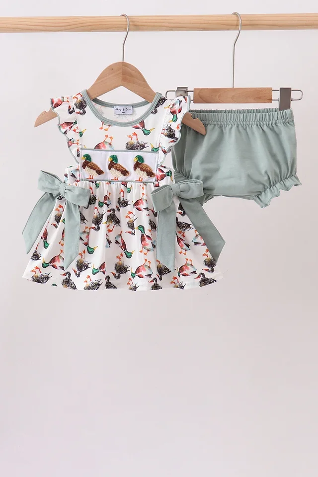 Sage Mallard Bloomer Set