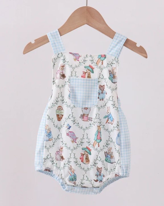 Blue Bunny Print Bubble