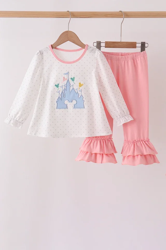 Pink Castle Pant Set