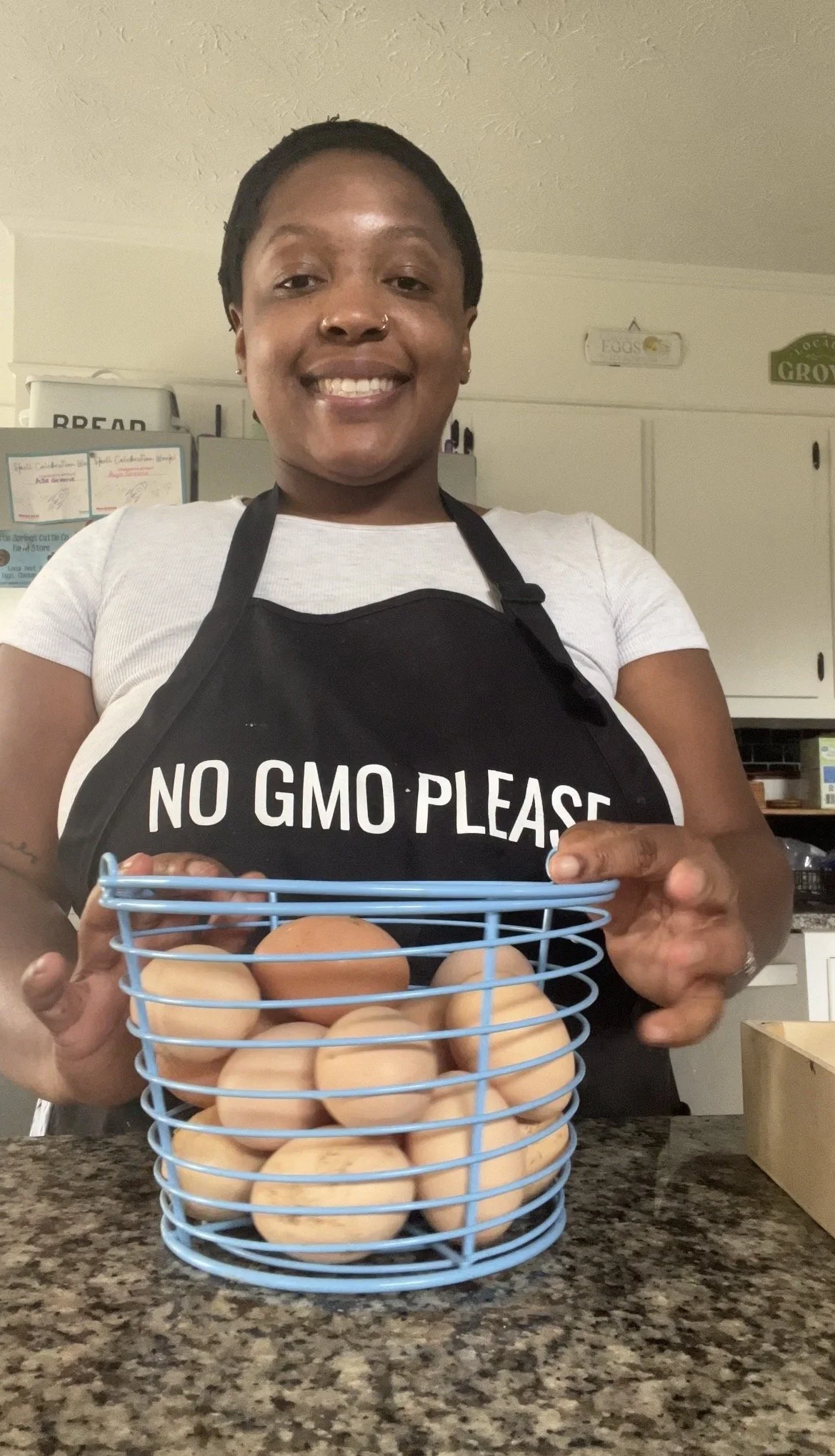 The chickens ate our garden!