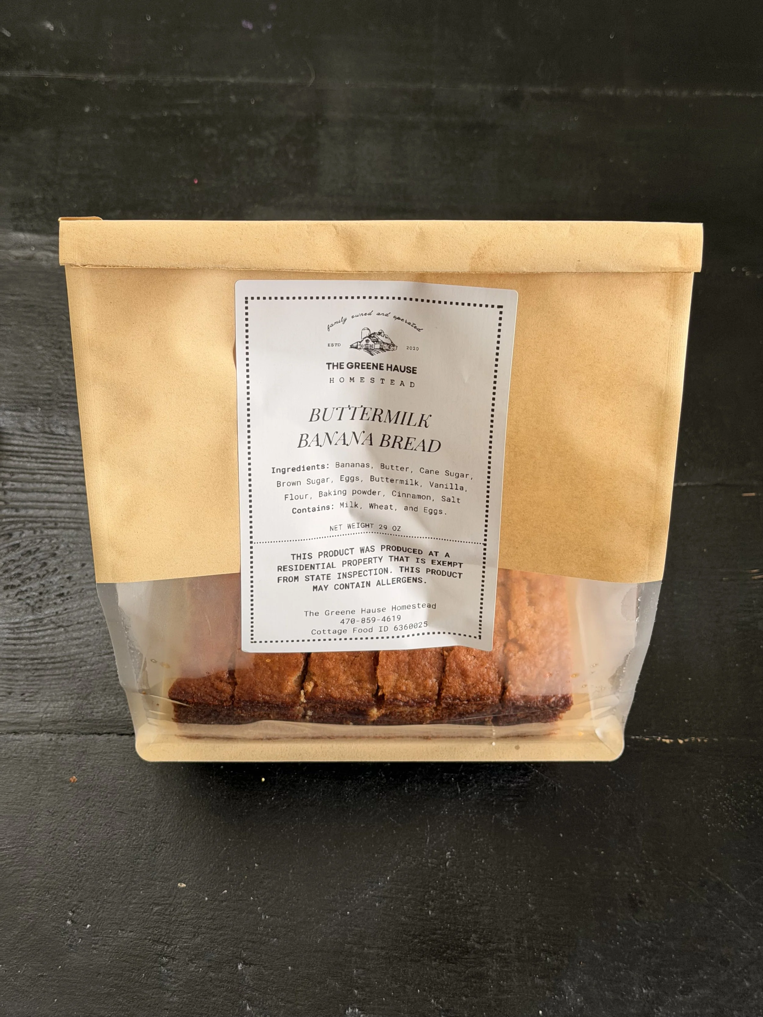 Buttermilk Banana Bread Loaf