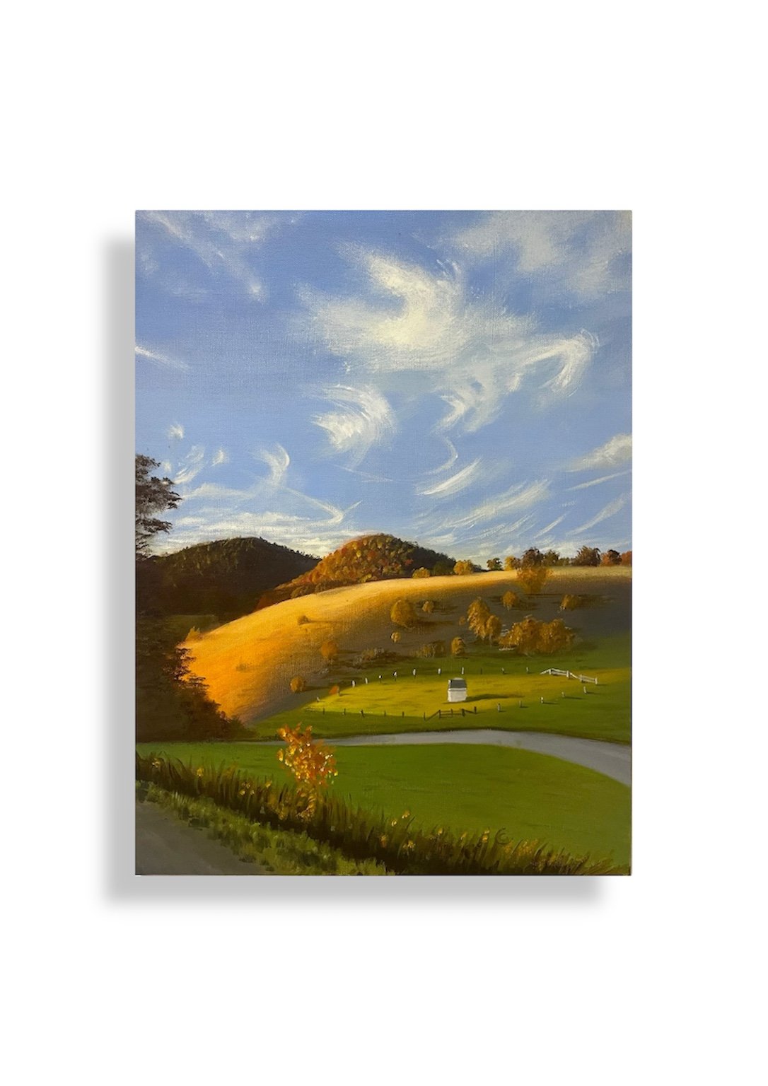 “Moses Cone (Boone, NC)", Oil Paint on Canvas, 18"x24", 2022.