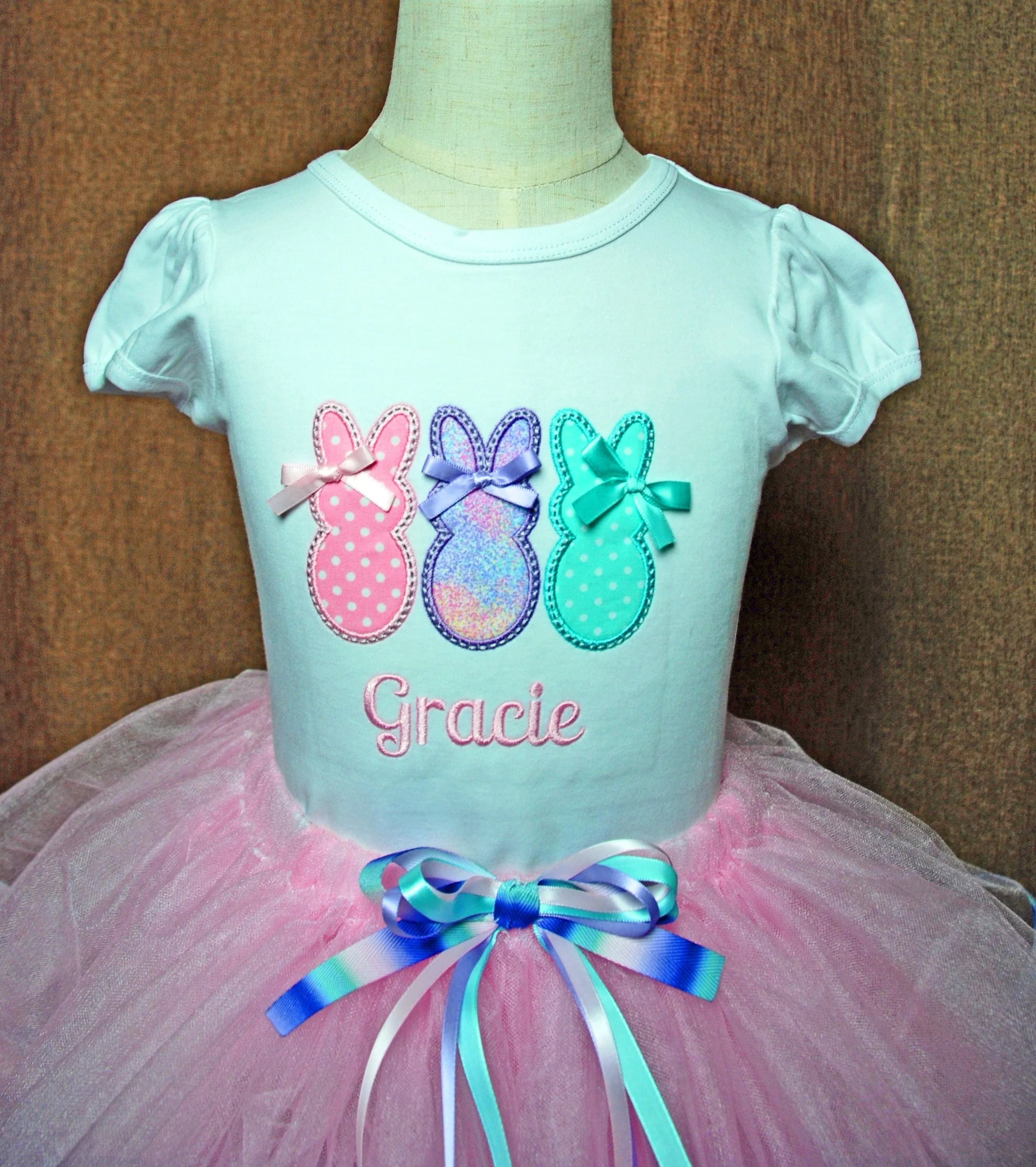 Embroidered Personalized Easter Outfits
