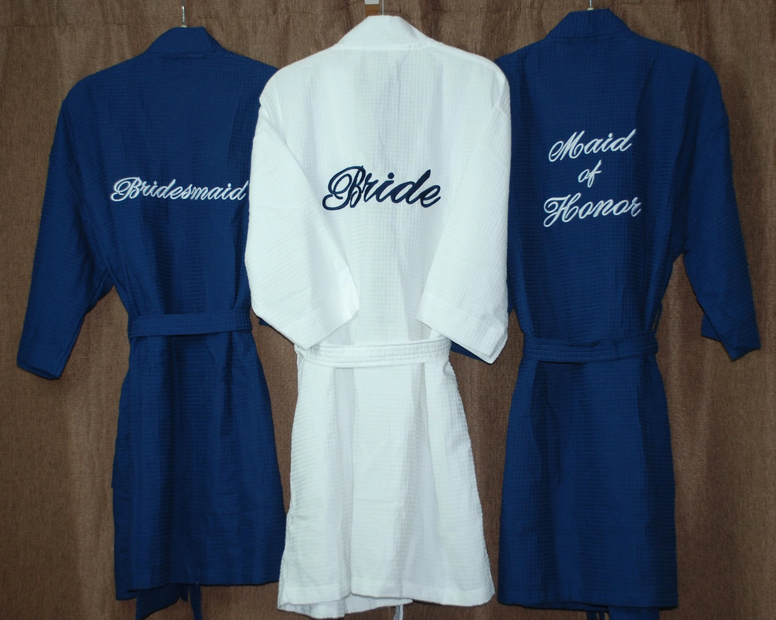 Embroidered Bridal Party Robes
