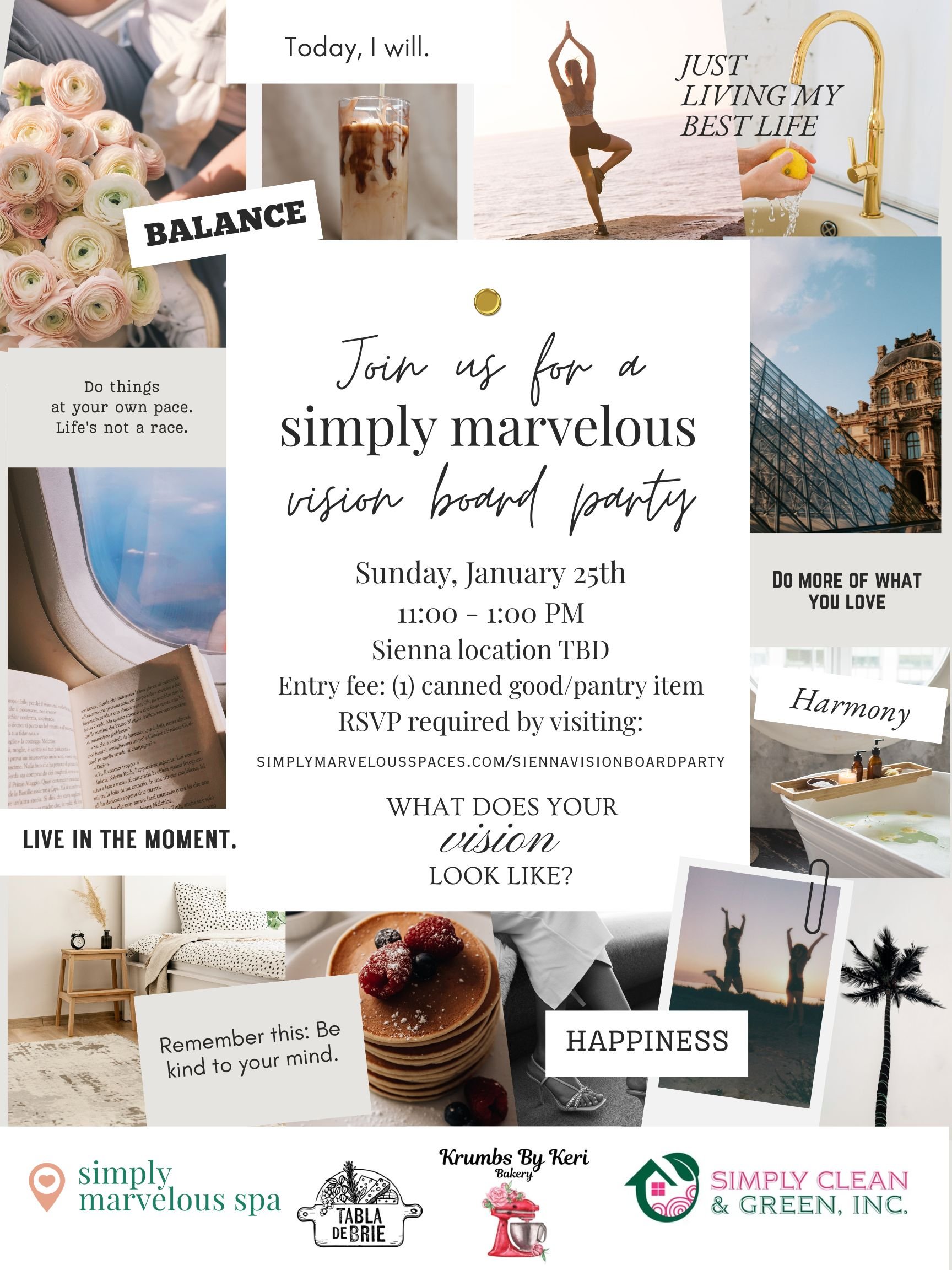 bring in 2026 with a vision board party in sienna, texas hosted by simply marvelous spaces