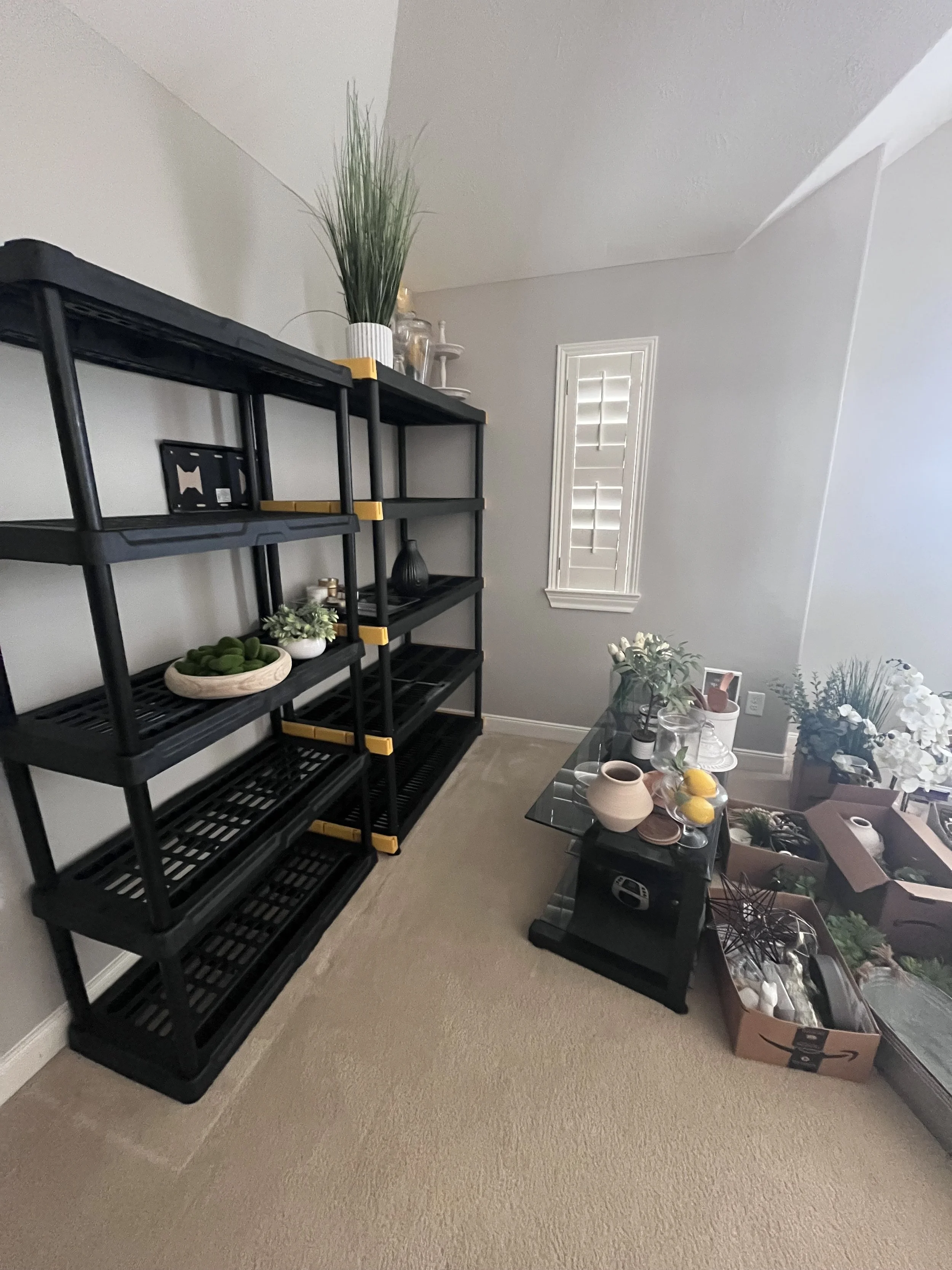 Staging is one of the many hats a Realtor wears during the buying or selling process. Having access to your staging products is essential when you are juggling multiple projects. Create a convenient and functional space for your business needs. 