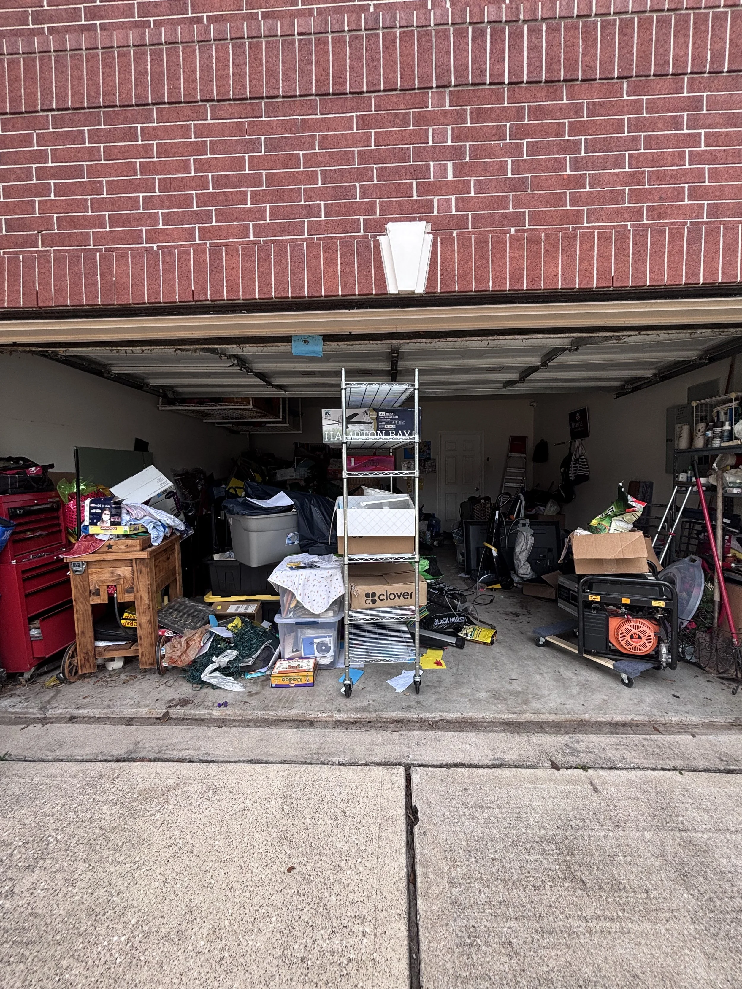 Declutter the garage by creating zones that allow you to find items more quickly and a place to park your vehicles. Creating zones allows items to be accessed and put away more quickly. 
