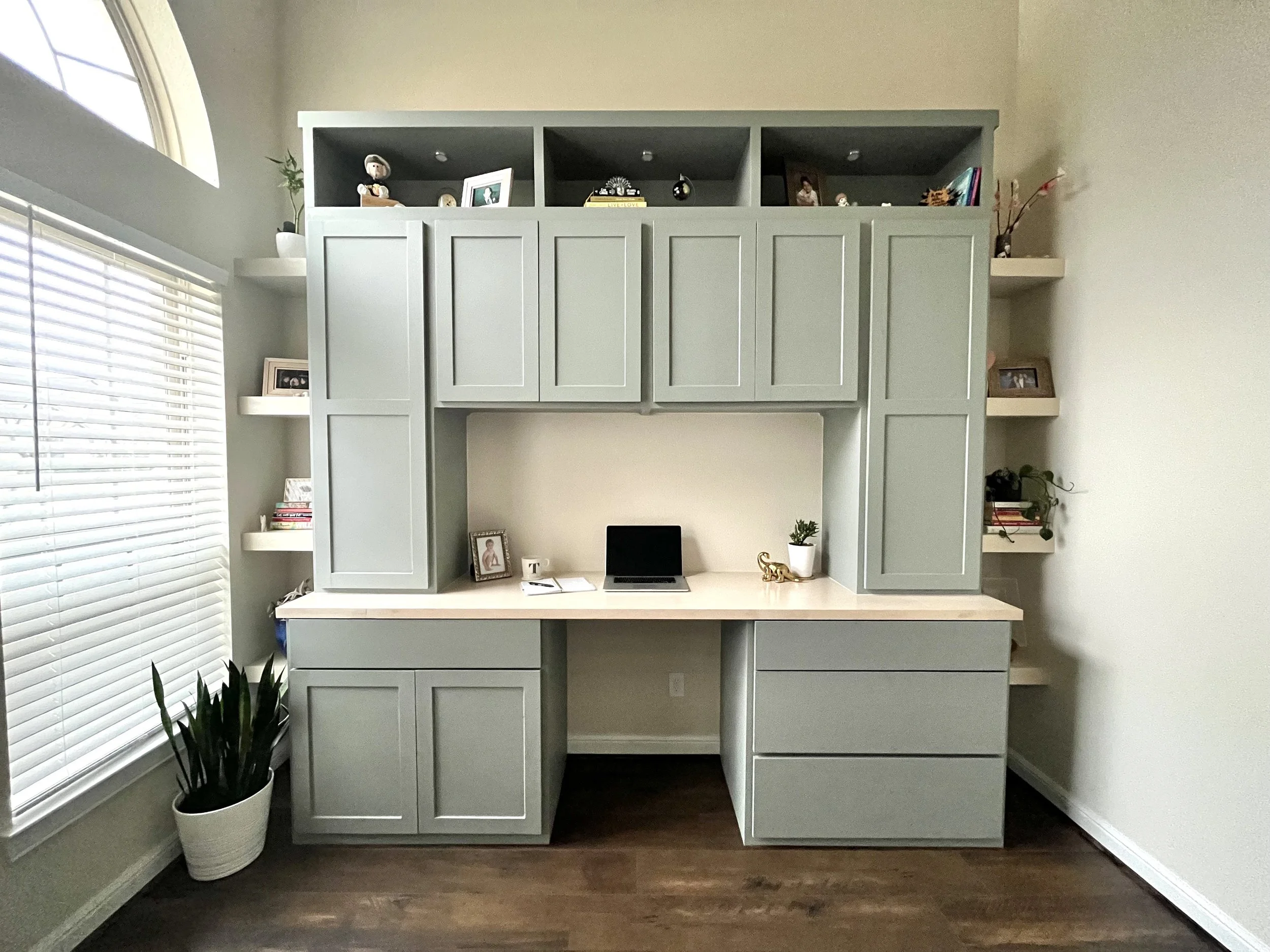 custom designed home office space
