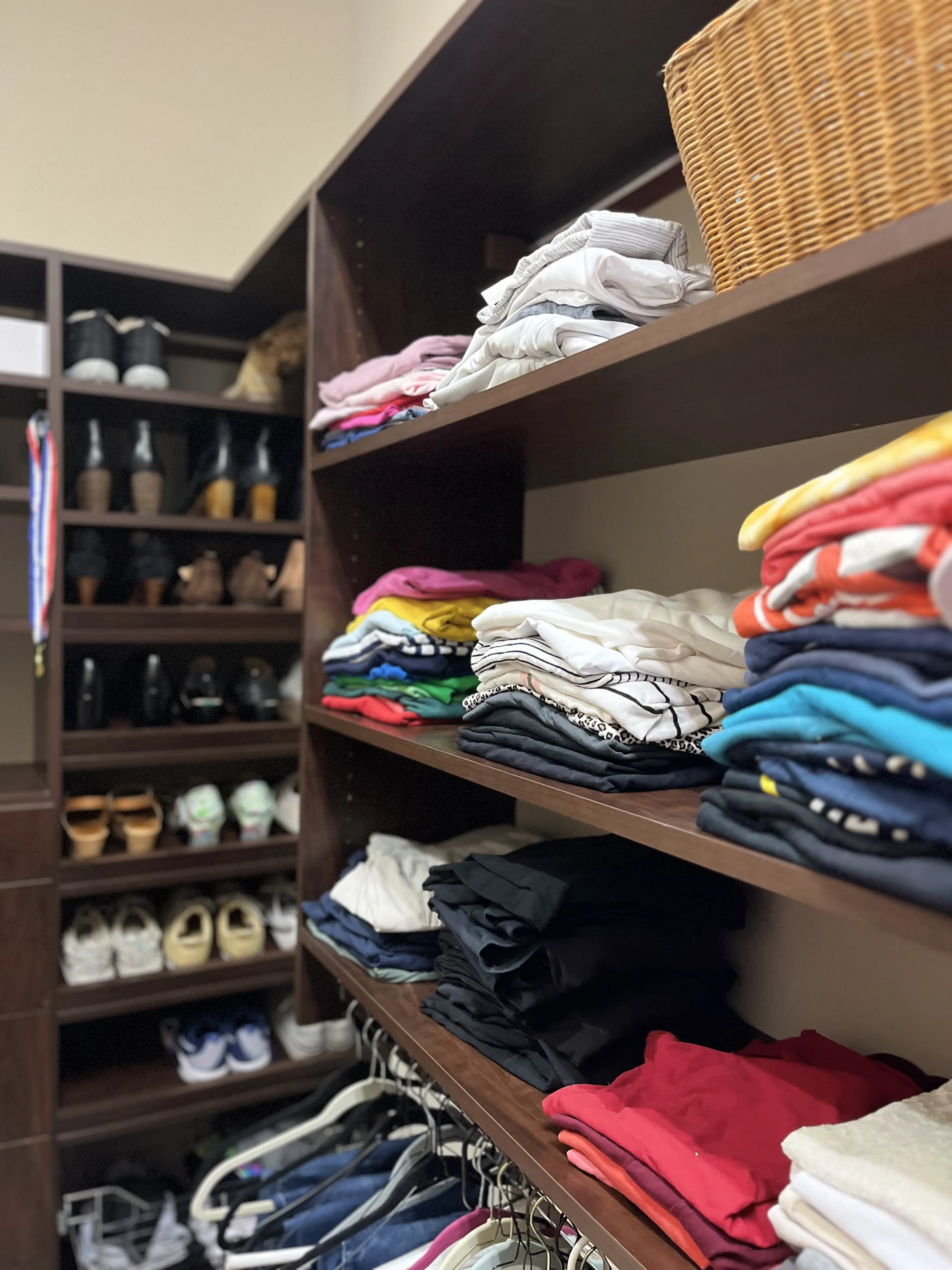 Bedroom closets can really set the tone for your day. For a lot of people that's where the day starts. When you feel good walking into your closet it can set the tone for a successful day. Organized closets add time back into your day instead of rumm