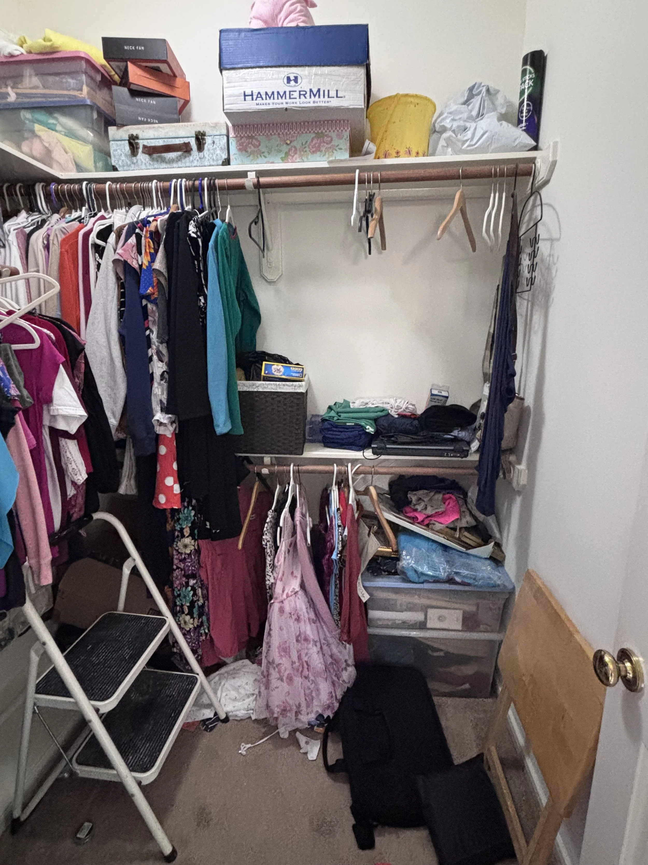 Bedroom closets can really set the tone for your day. Organized closets add time back into your day instead of rummaging for a lost shoe or pants. Organized closets also allow you to wear more of your wardrobe then when clothing is stuffed in a corne