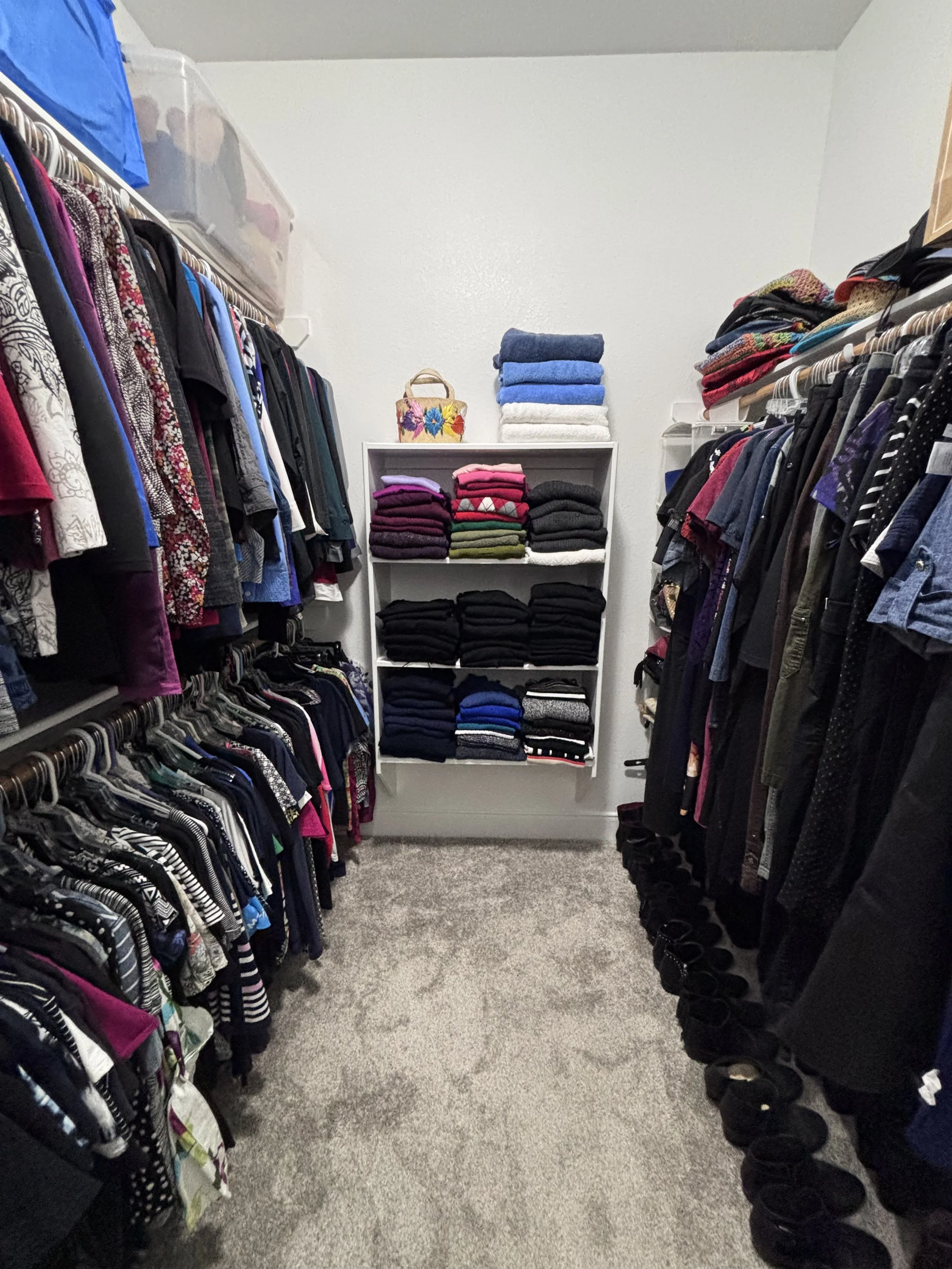 Imagine walking into your closet and not struggling to find something amazing to wear or wearing something different because everything is accessible and can easily be seen. Organized closets add time back into your day instead of rummaging for a los