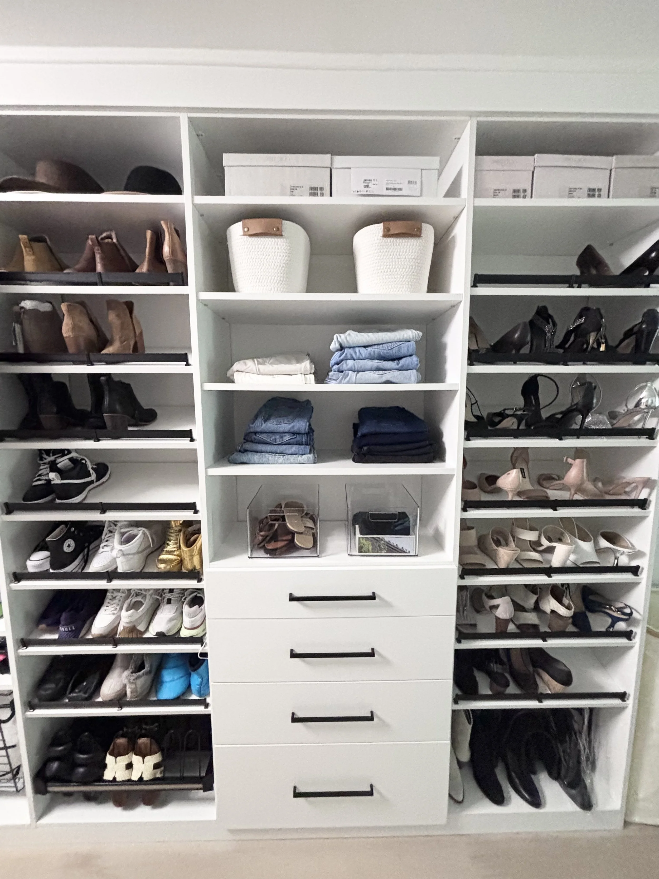 Bedroom closets can really set the tone for your day. Organized closets add time back into your day instead of rummaging for a lost shoe or pants. Organized closets also allow you to wear more of your wardrobe then when clothing is stuffed in a corne