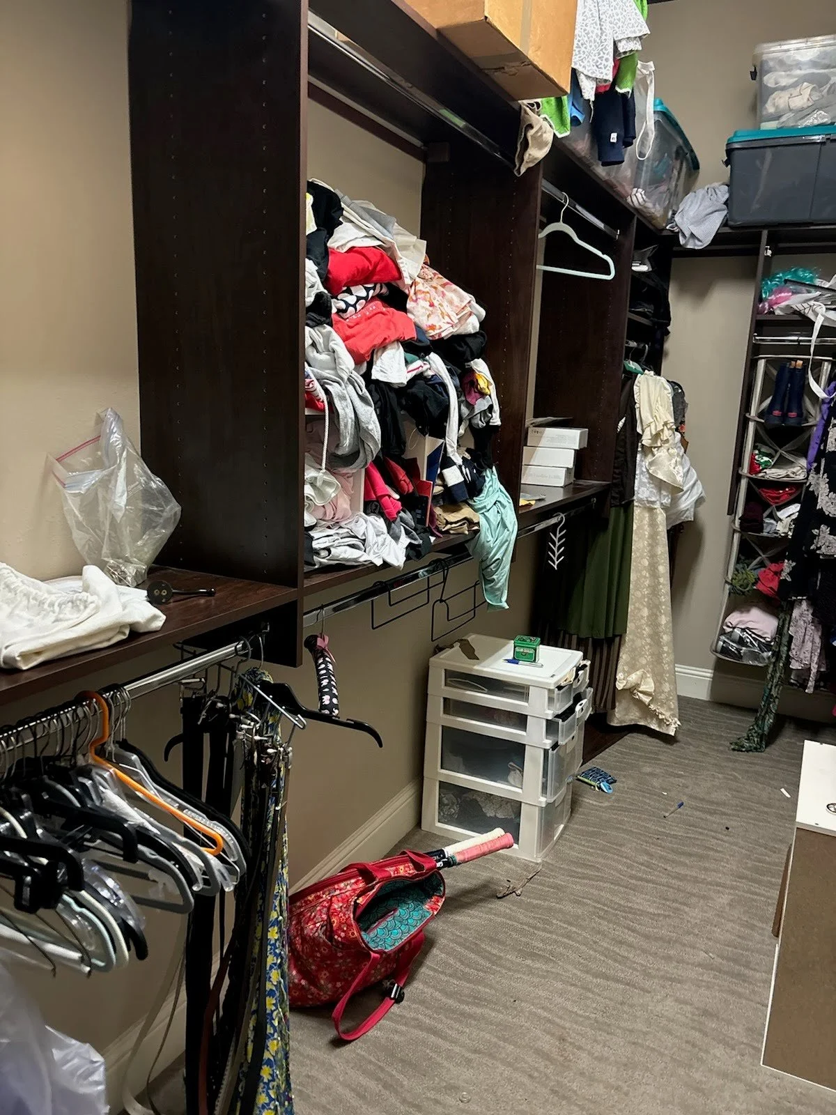 Bedroom closets can really set the tone for your day. For a lot of people that's where the day starts. When you feel good walking into your closet it can set the tone for a successful day. Organized closets add time back into your day instead of rumm