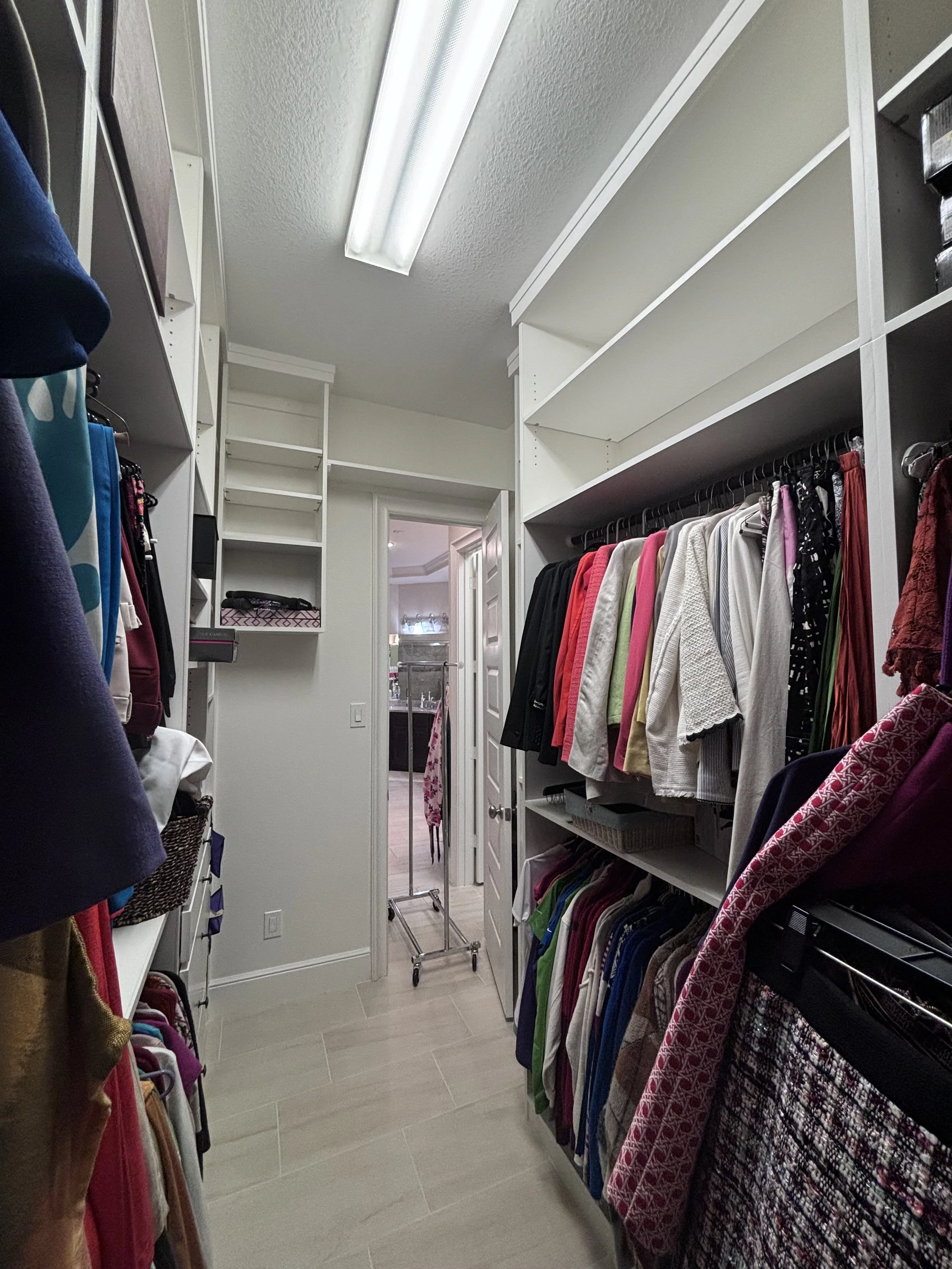 Bedroom closets can really set the tone for your day. Organized closets add time back into your day instead of rummaging for a lost shoe or pants. Organized closets also allow you to wear more of your wardrobe then when clothing is stuffed in a corne