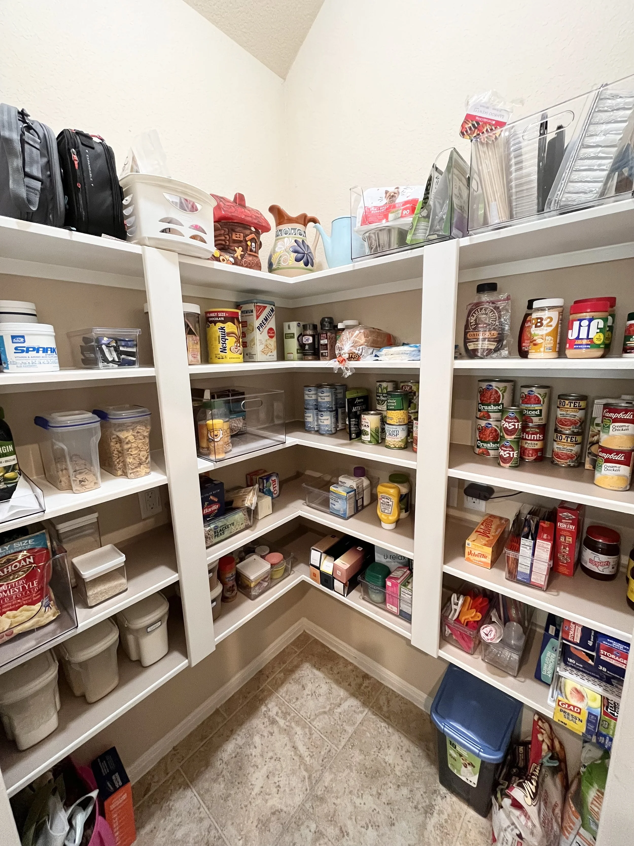 Spring cleaning is a necessity for the pantry to keep things fresh and accessible. An unorganized pantry causes more food waste because you can't see what is available. When cleaning out your pantry check for expired items and food that has gone bad.