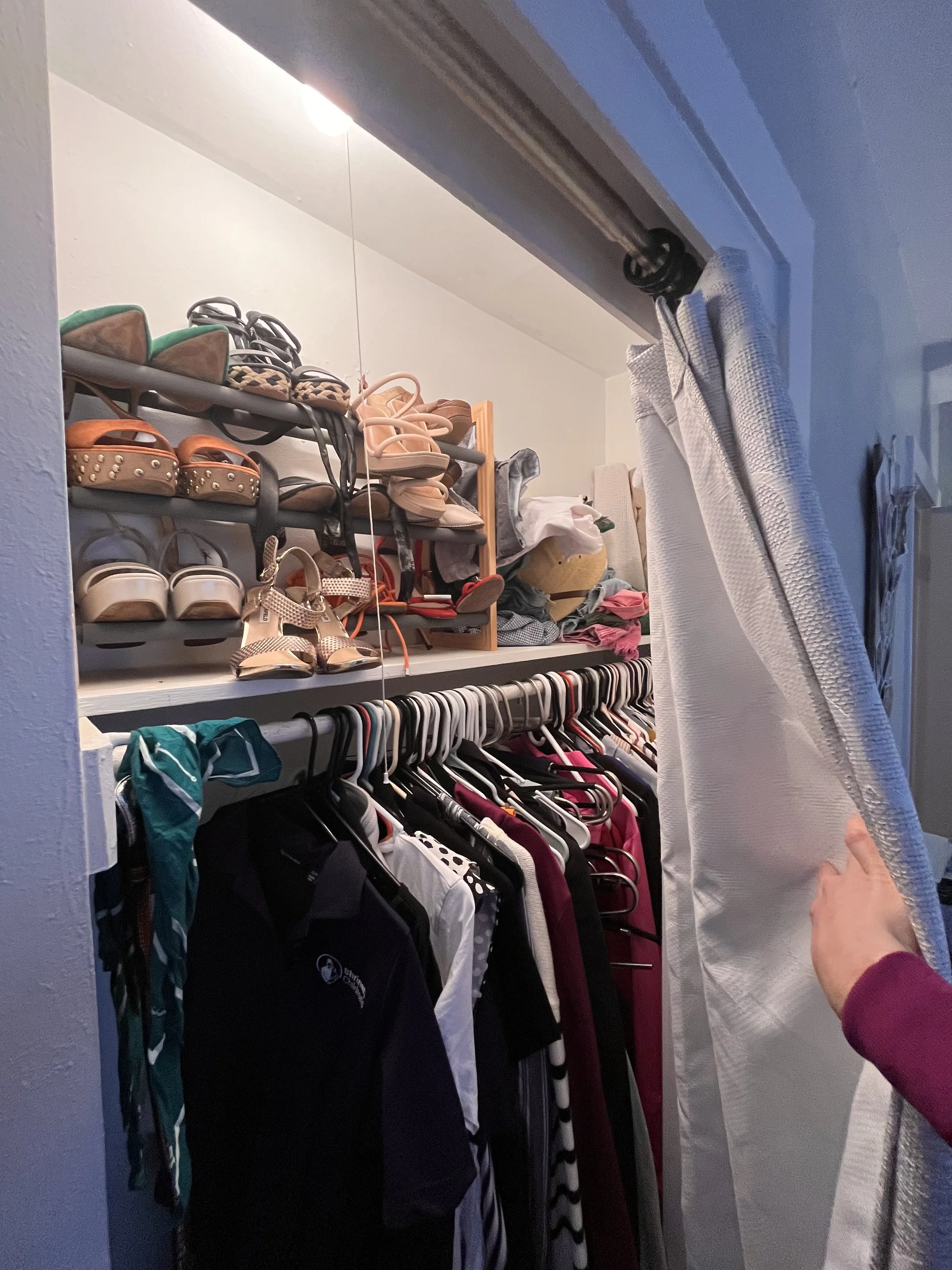 No matter the size of the closet, organizing products can change how a closet functions. Bedroom closets can really set the tone for your day. Organized closets add time back into your day instead of rummaging for a lost shoe or pants. Organized clos