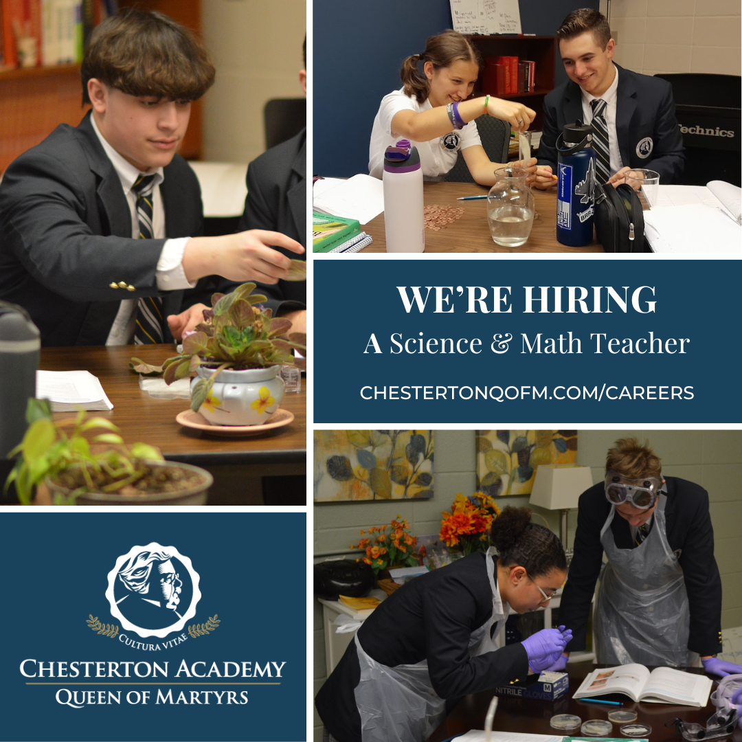 Join Our Faculty: Math and Science Teacher Opening for 2026-2027