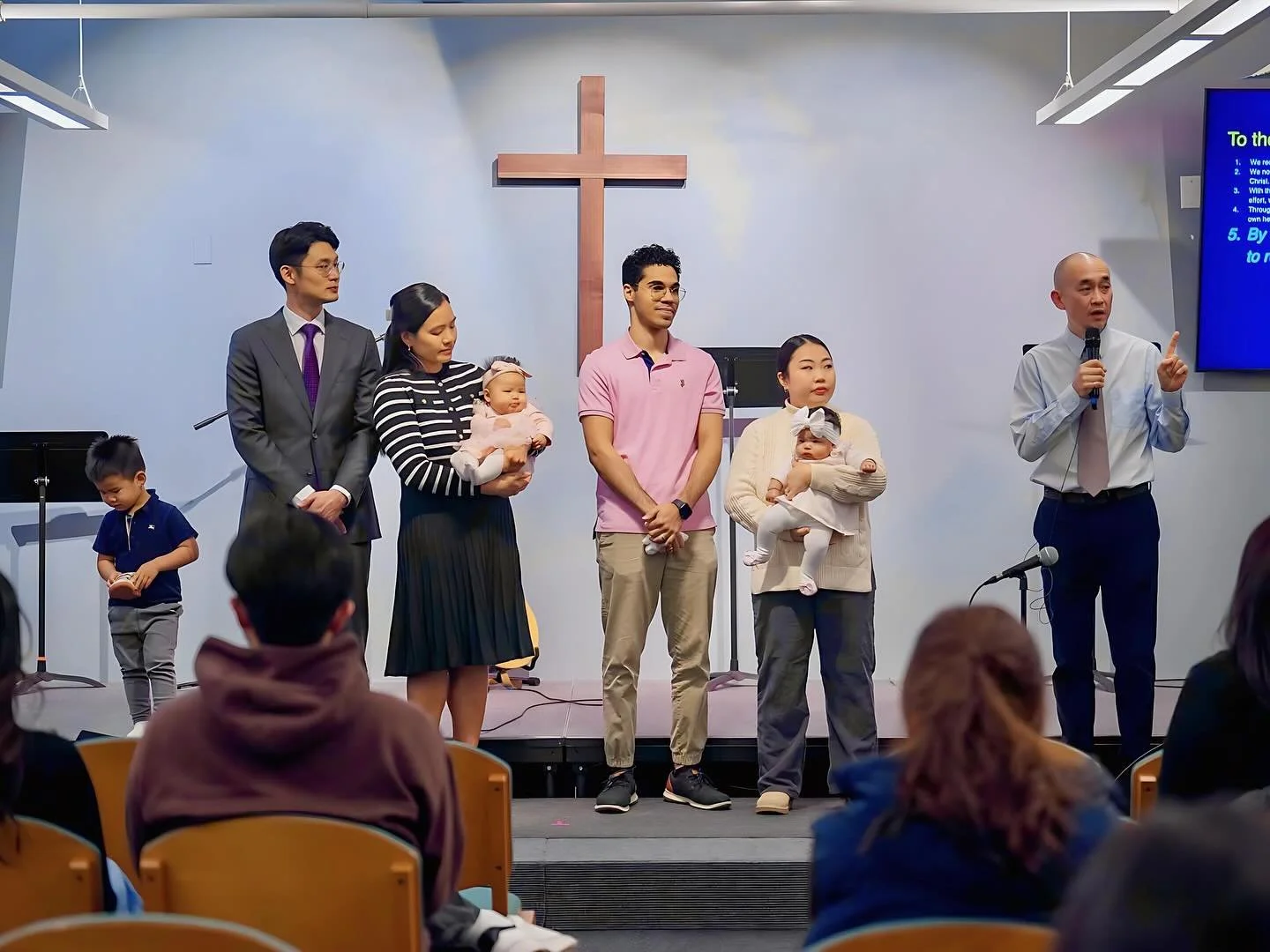 Another blessed day! Today, parents dedicated their little ones to grow in God&rsquo;s love, Word, and the fellowship of His people 💖🙏 Together, we - the church - share this beautiful responsibility #gmcfamily