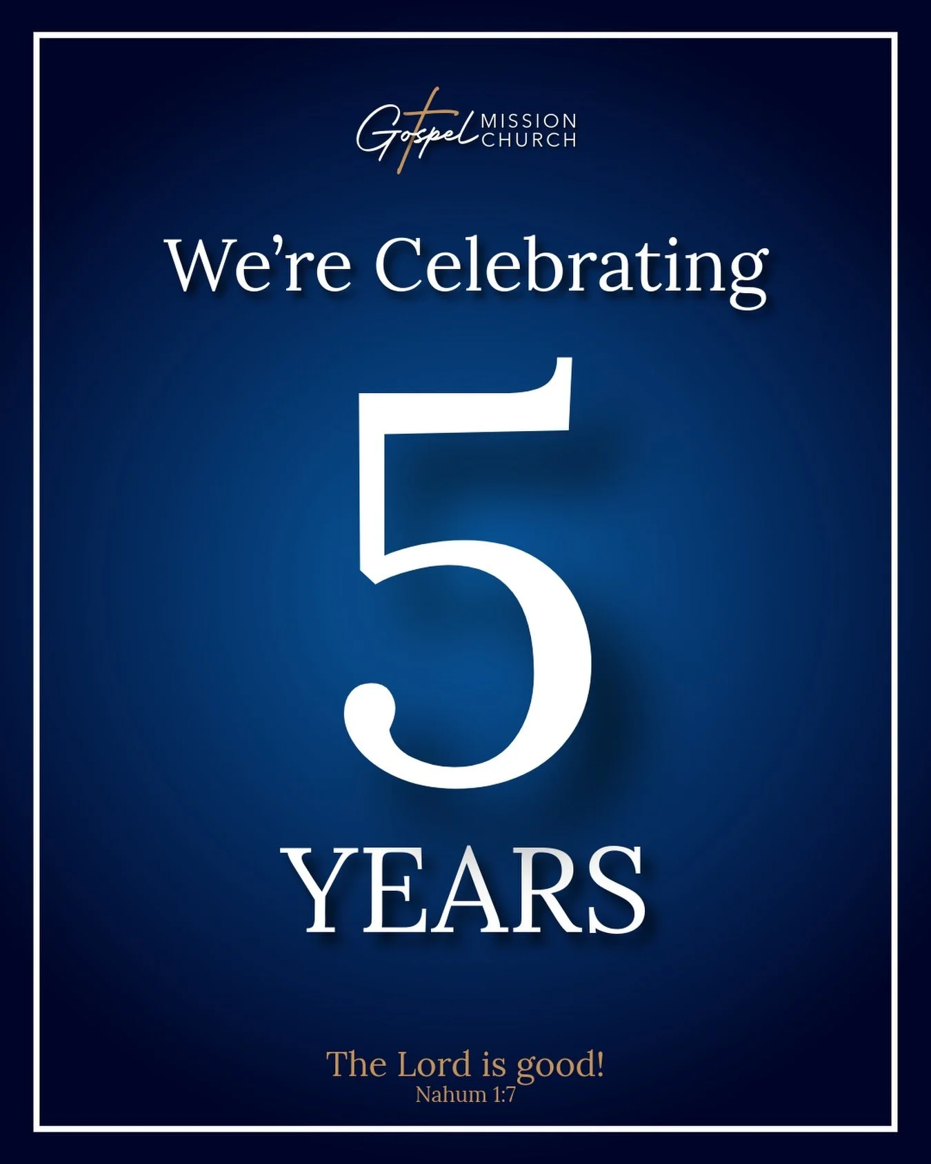 Indeed, He is good! Celebrating 5 years of God&rsquo;s faithfulness, grace, and unwavering love. Thank You, Lord, for sustaining our church through every season. Here&rsquo;s to many more years of serving and growing in Christ! EST. May 23, 2021