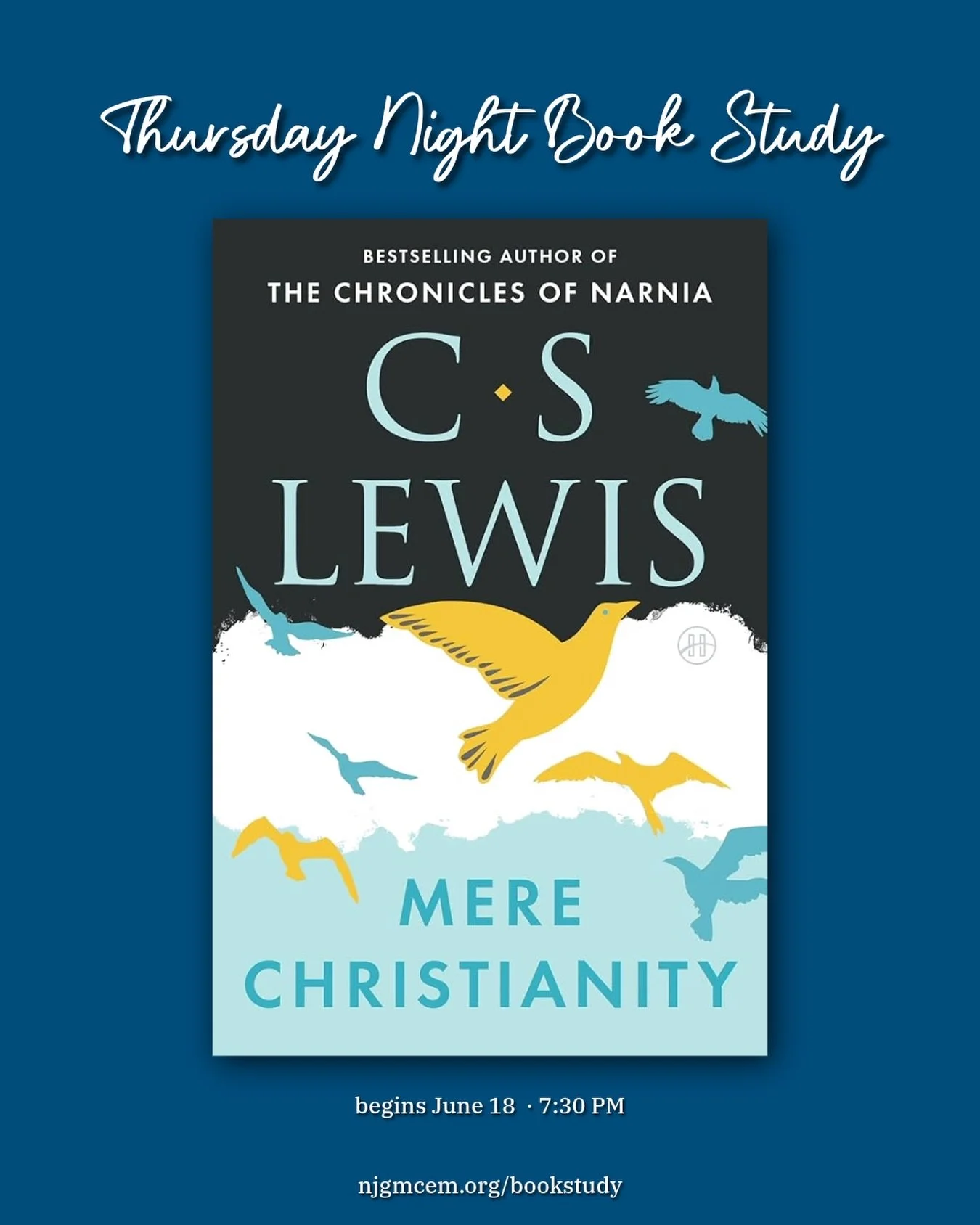 📚Join us Thursday evenings for an engaging study through C.S. Lewis&rsquo; Mere Christianity. Over the course of 8&ndash;10 weeks, we&rsquo;ll explore the foundations of the Christian faith, thoughtful discussion, and Lewis&rsquo; timeless insights 