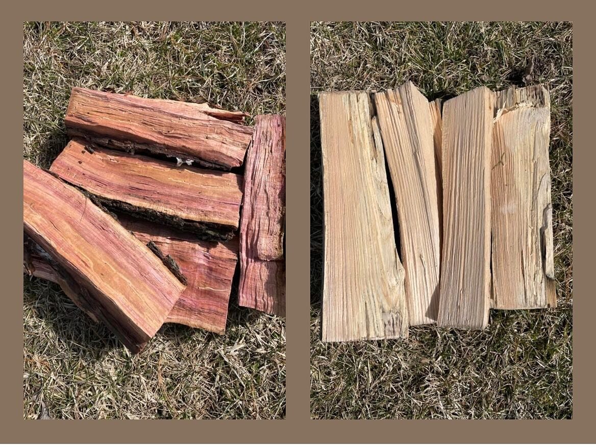 Fruit Wood or Hard Wood? You get to decide and we&rsquo;ll smoke it for you!
Fruit woods include apple, cherry, plum, pear, peach. 
Hard woods include oak, maple, hickory, beech