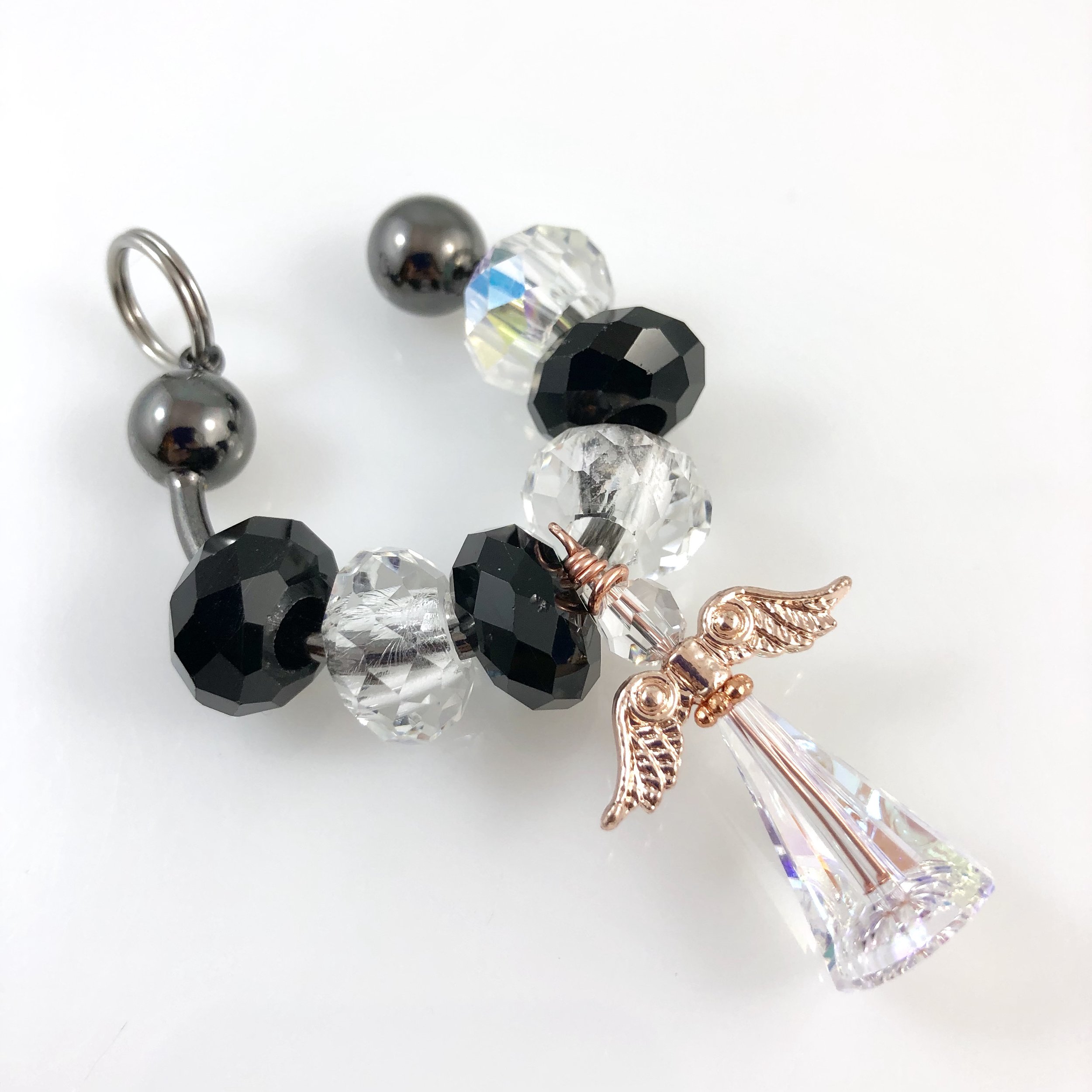 Angel "Love Locked" keychain