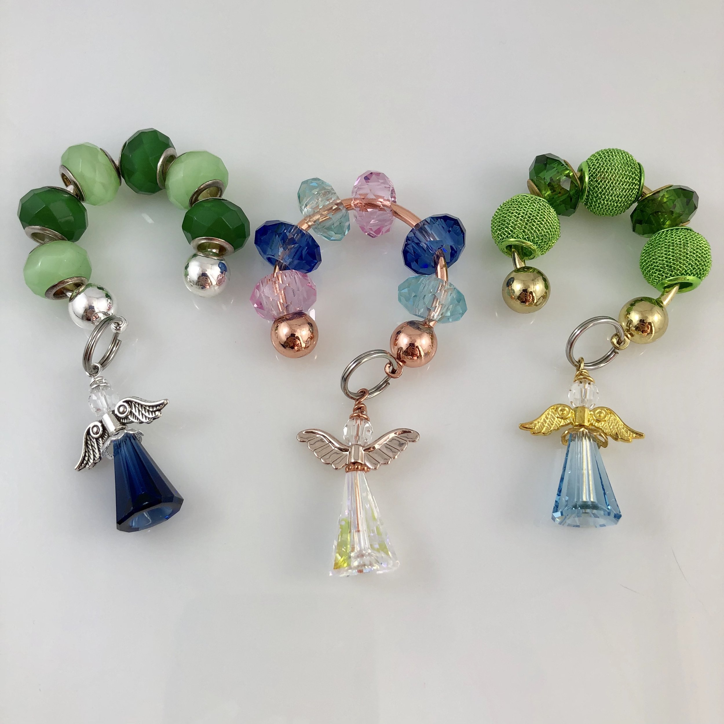Angel "Love Locked" keychains
