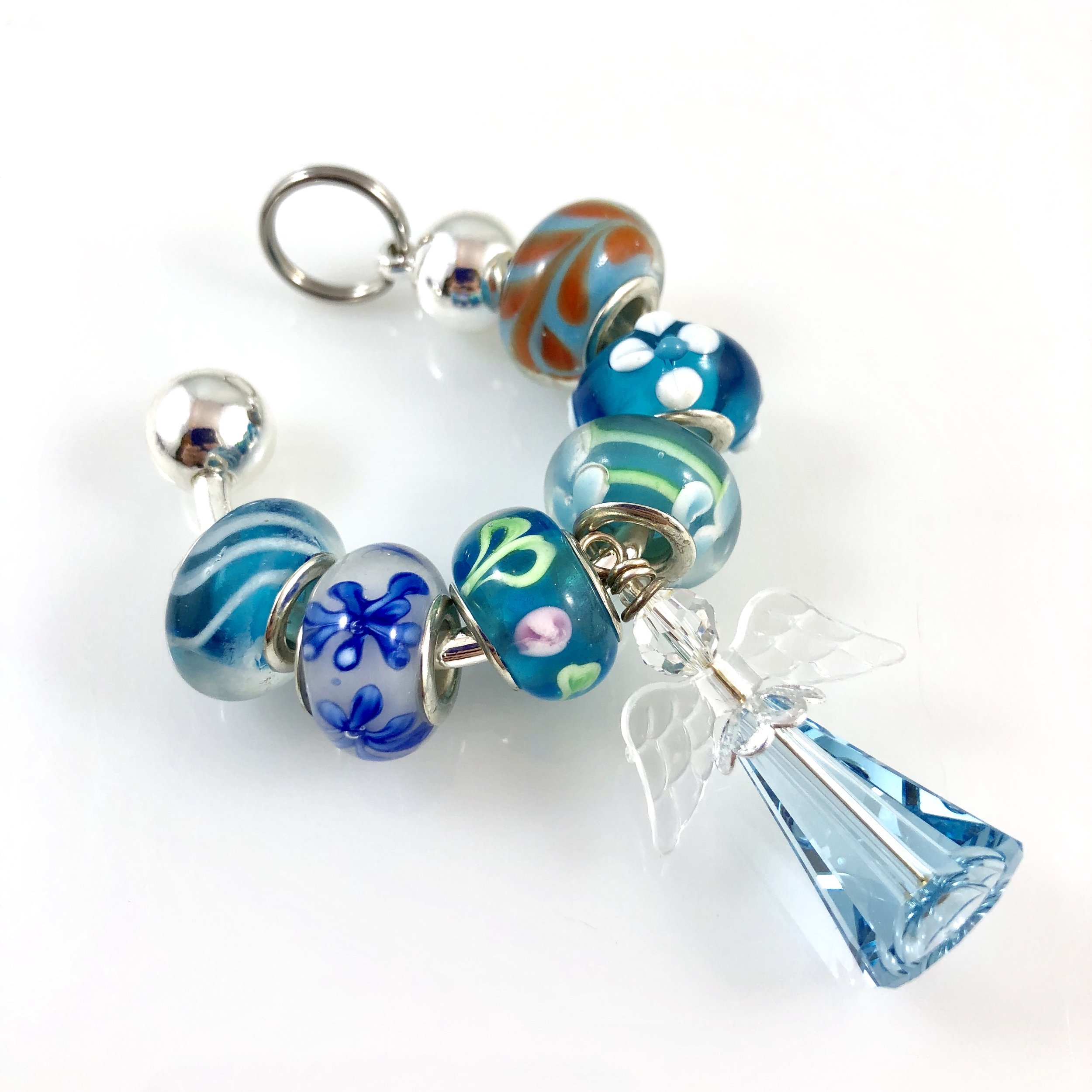 Angel "Love Locked" keychain
