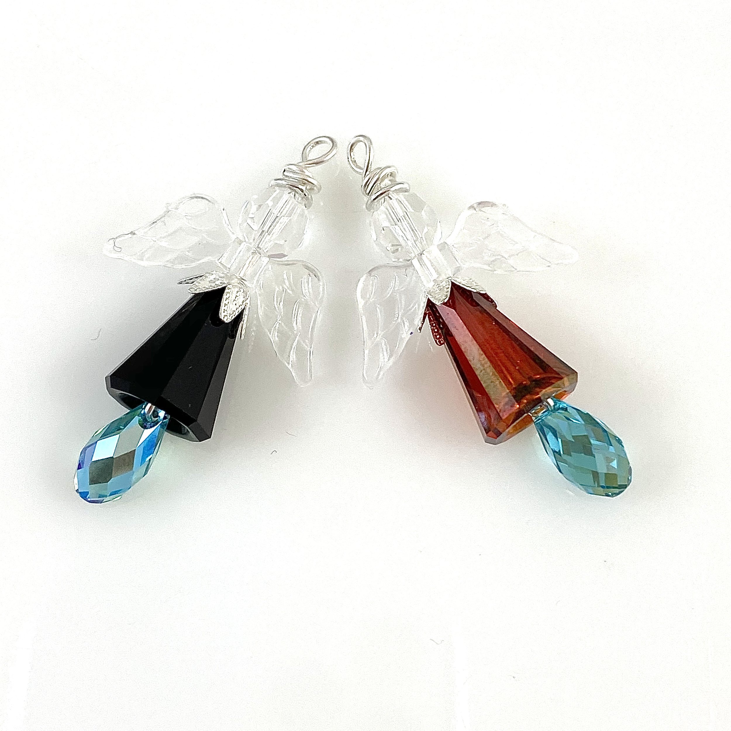PTSD angels (blue - police, red - firefighter)