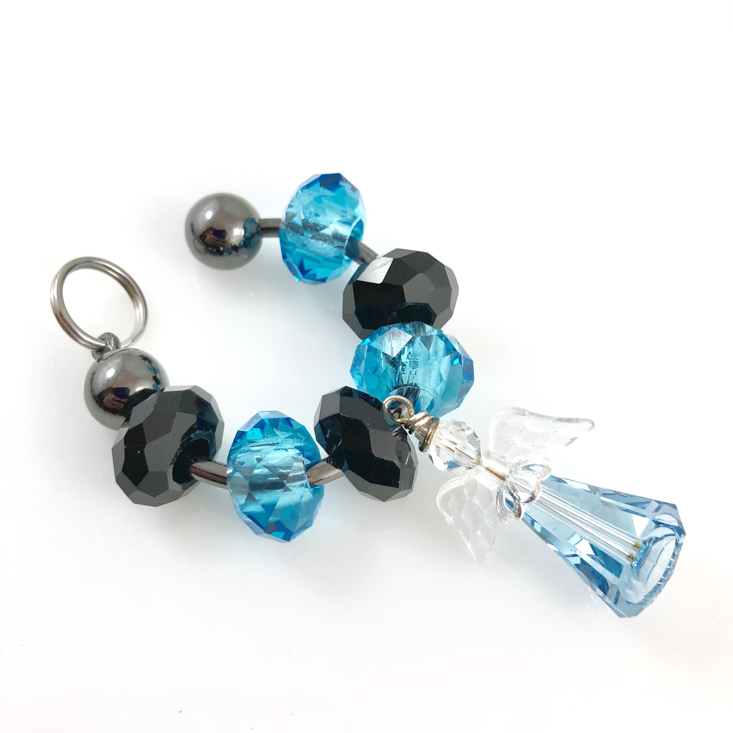 Angel "Love Locked" keychain