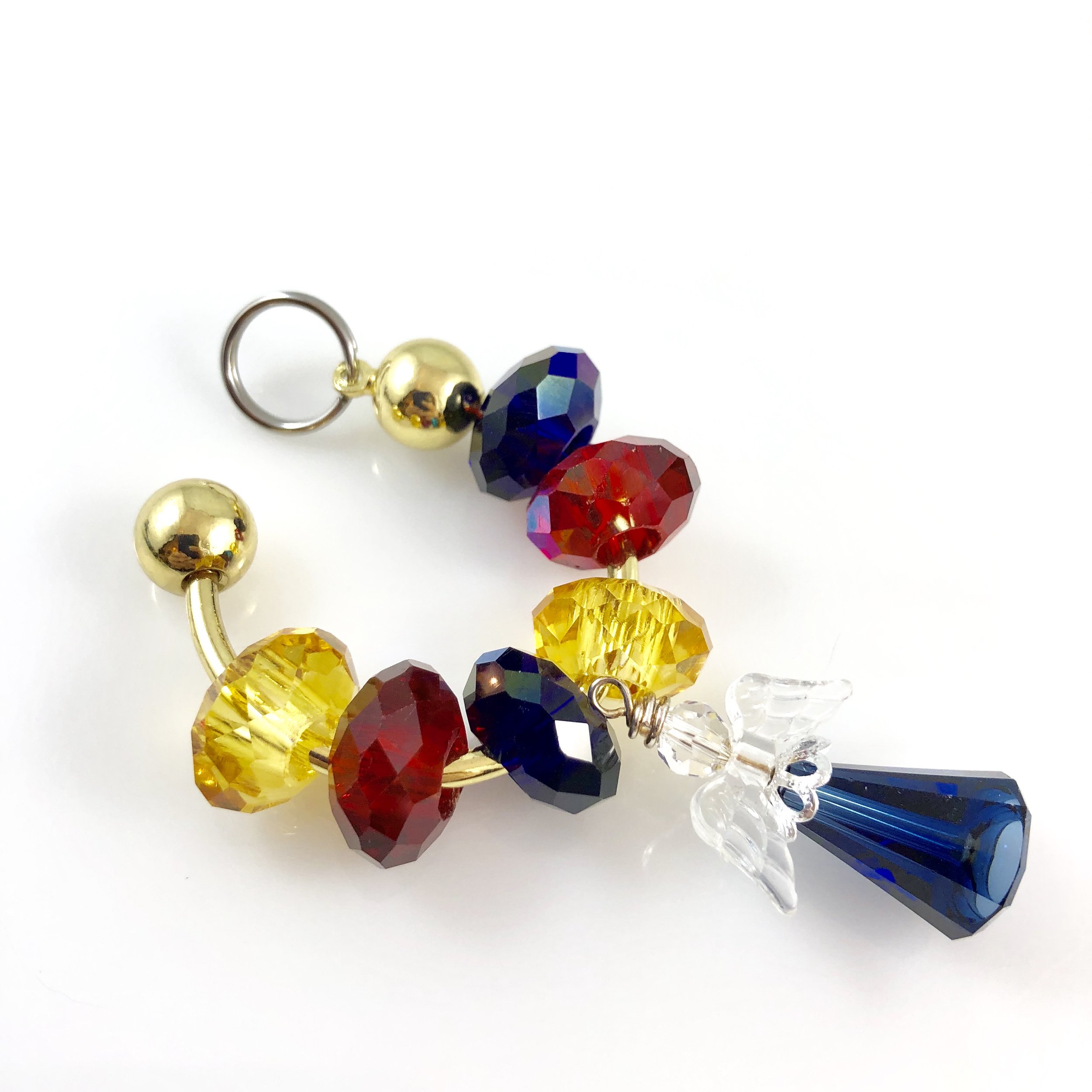 Angel "Love Locked" keychain