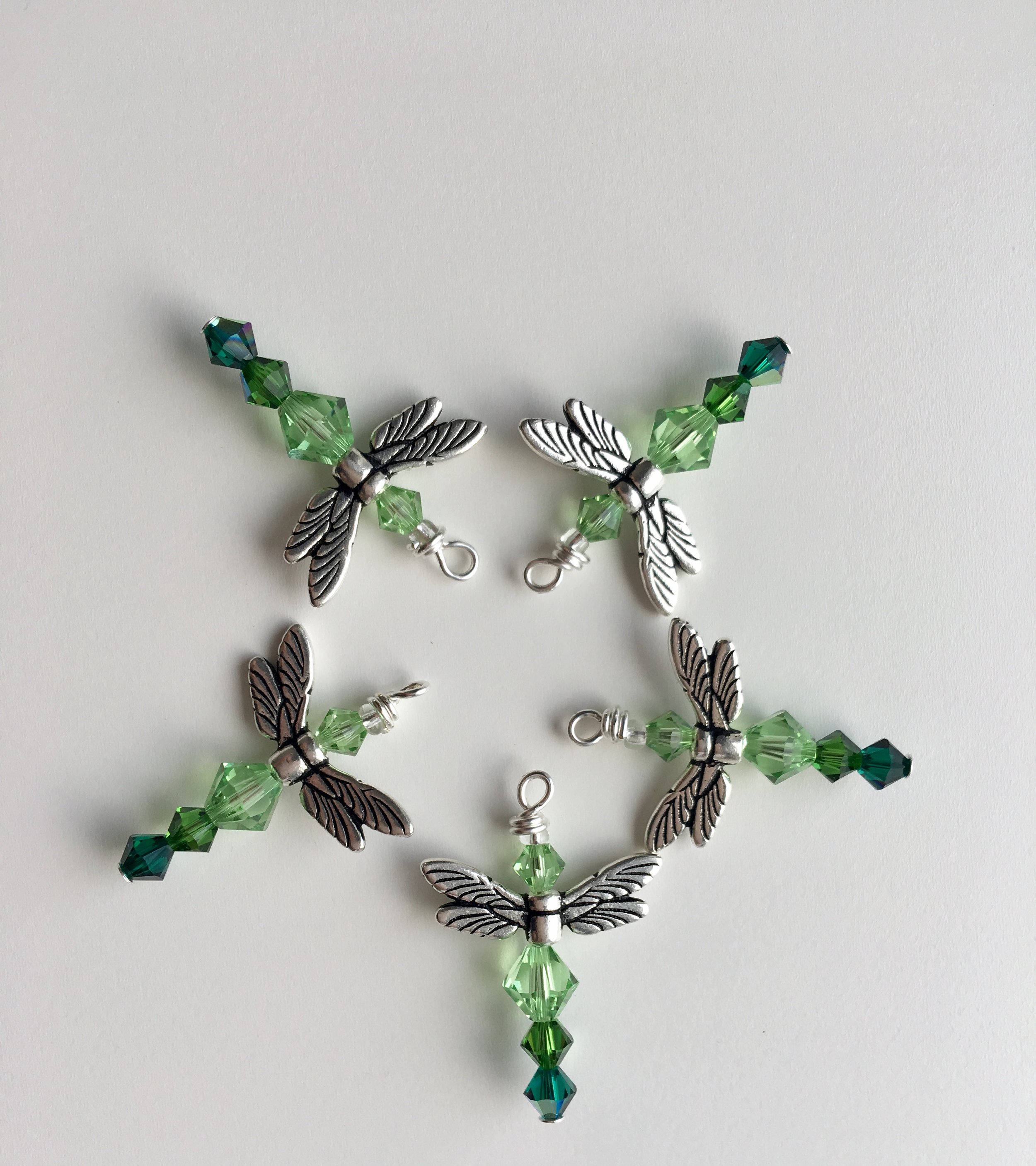 Green Friendship Dragonflies