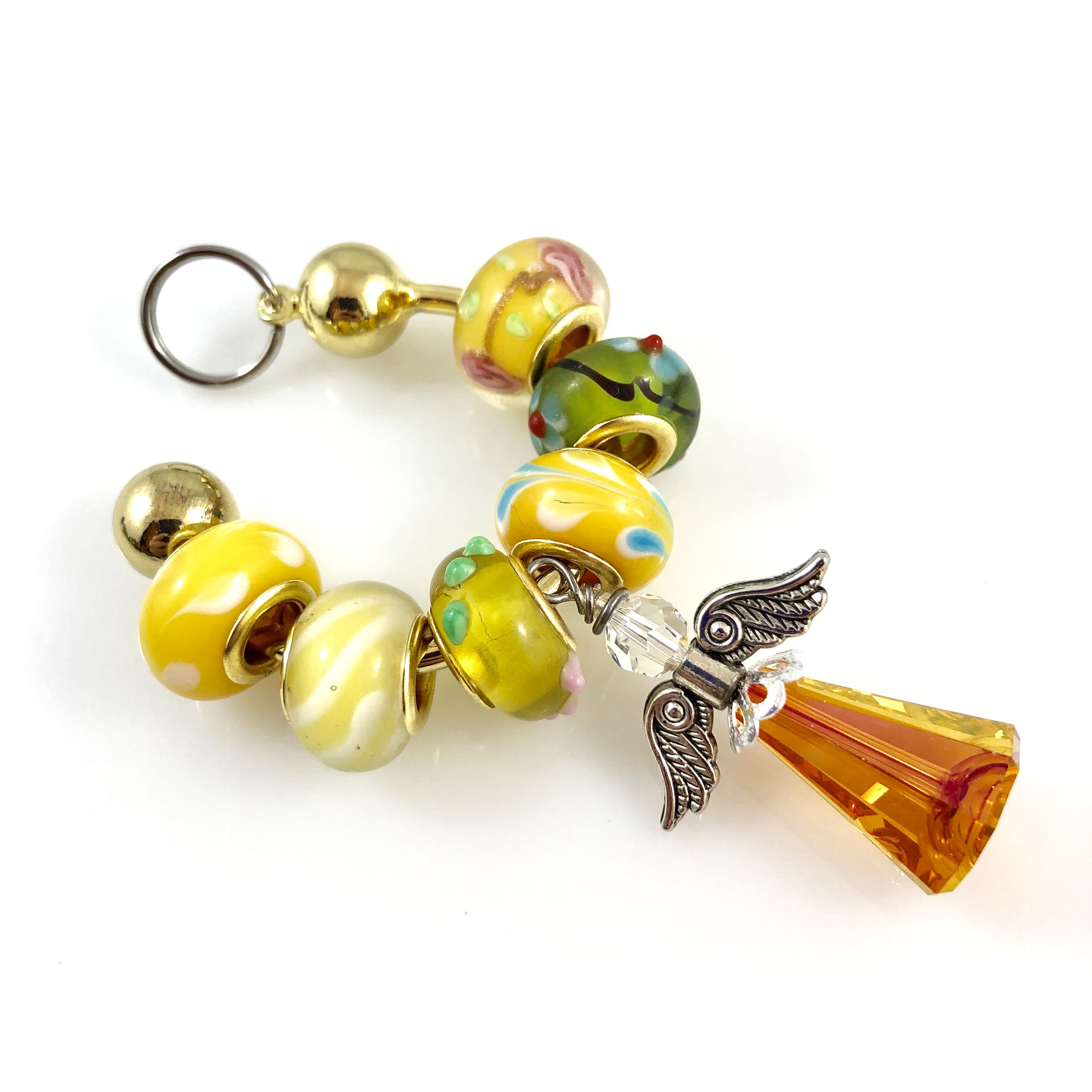 Angel "Love Locked" keychain