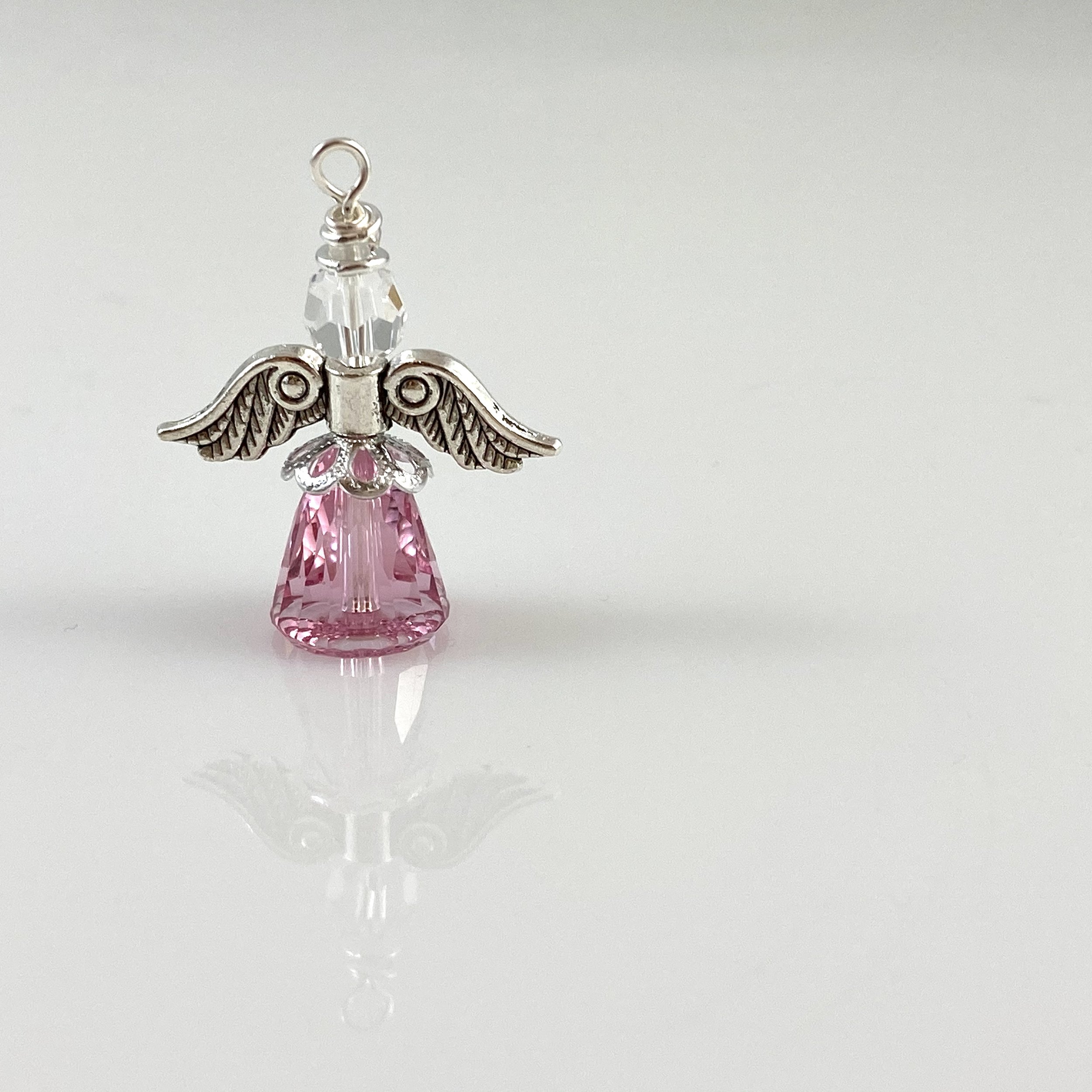 Small light pink angel