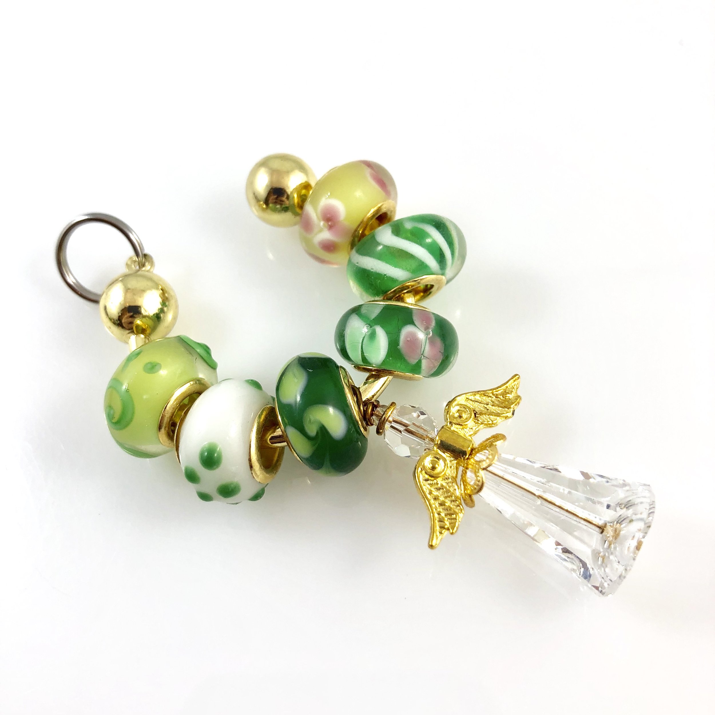 Angel "Love Locked" keychain