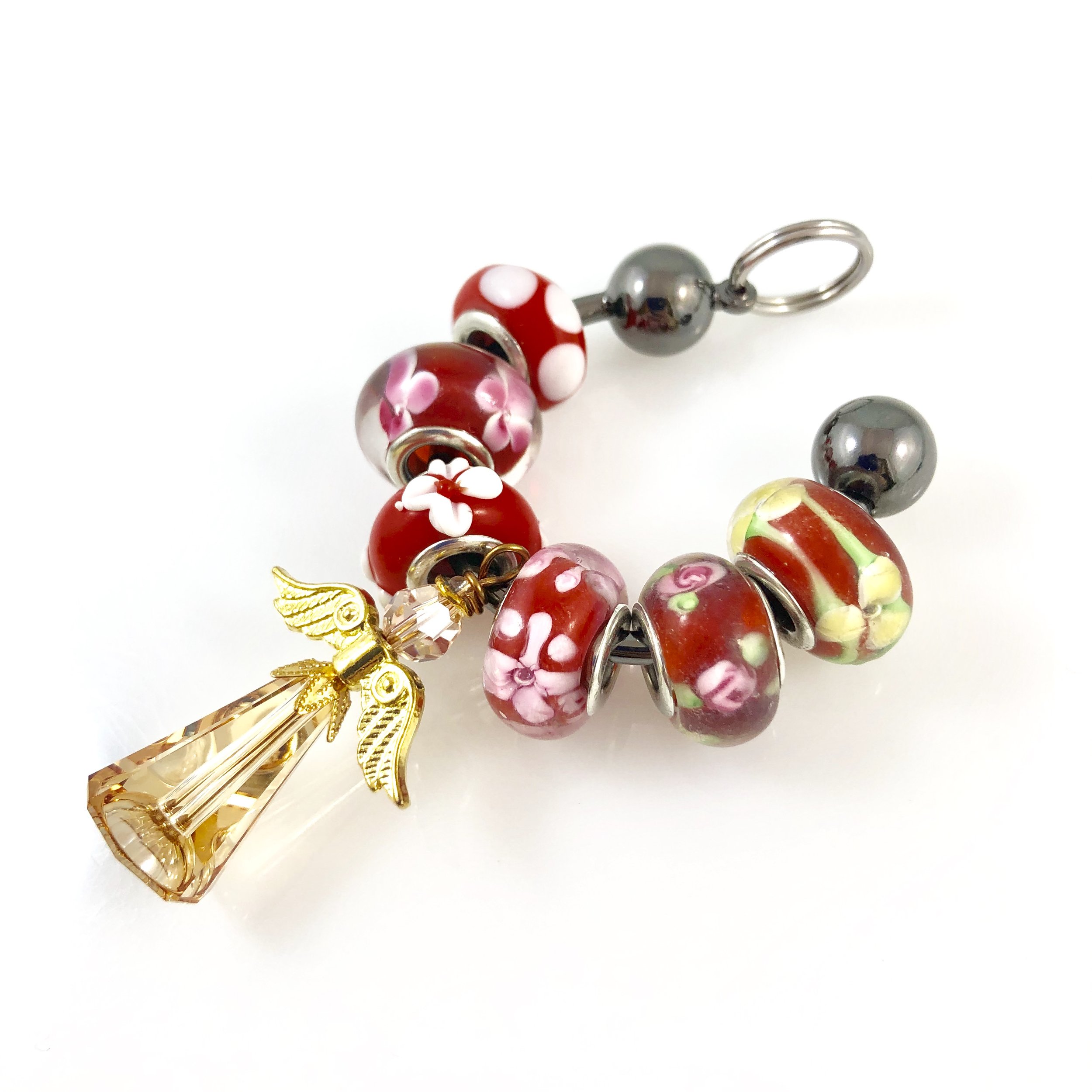 Angel "Love Locked" keychain