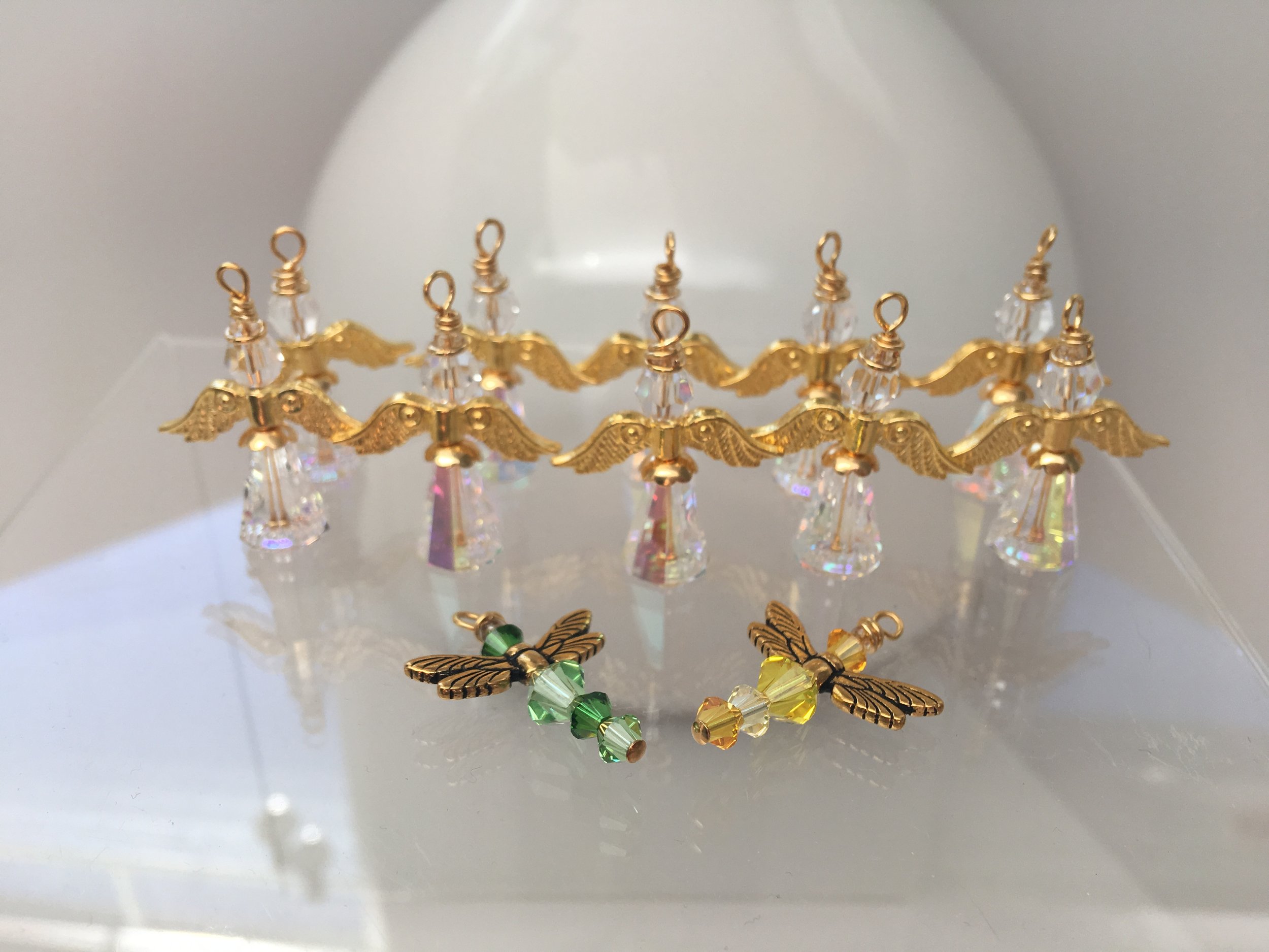 Angel collection with Friendship Dragonflies