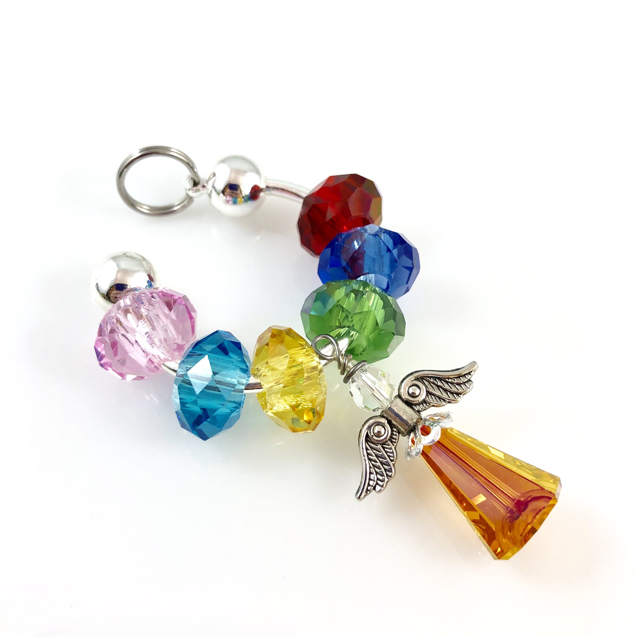 Angel "Love Locked" keychain