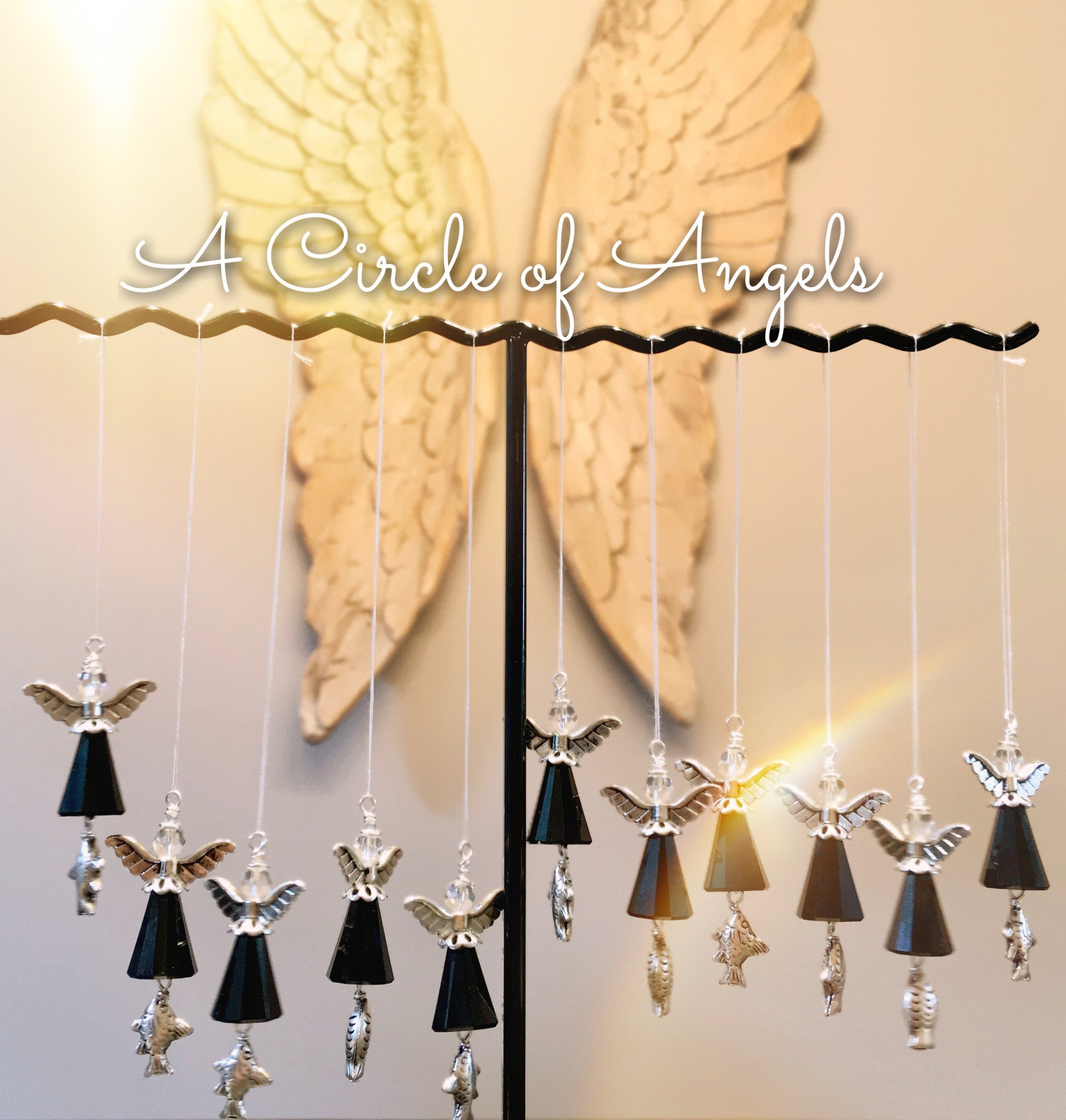 Collection of custom black angels