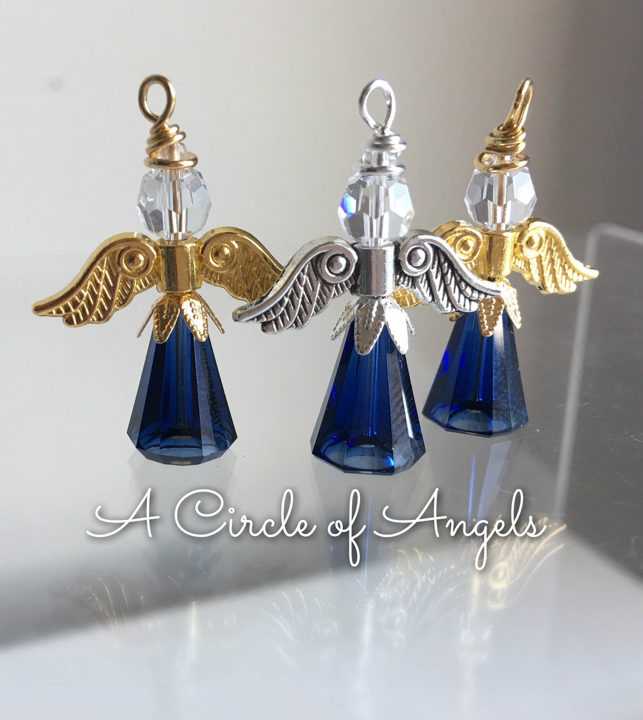 Dark blue angels