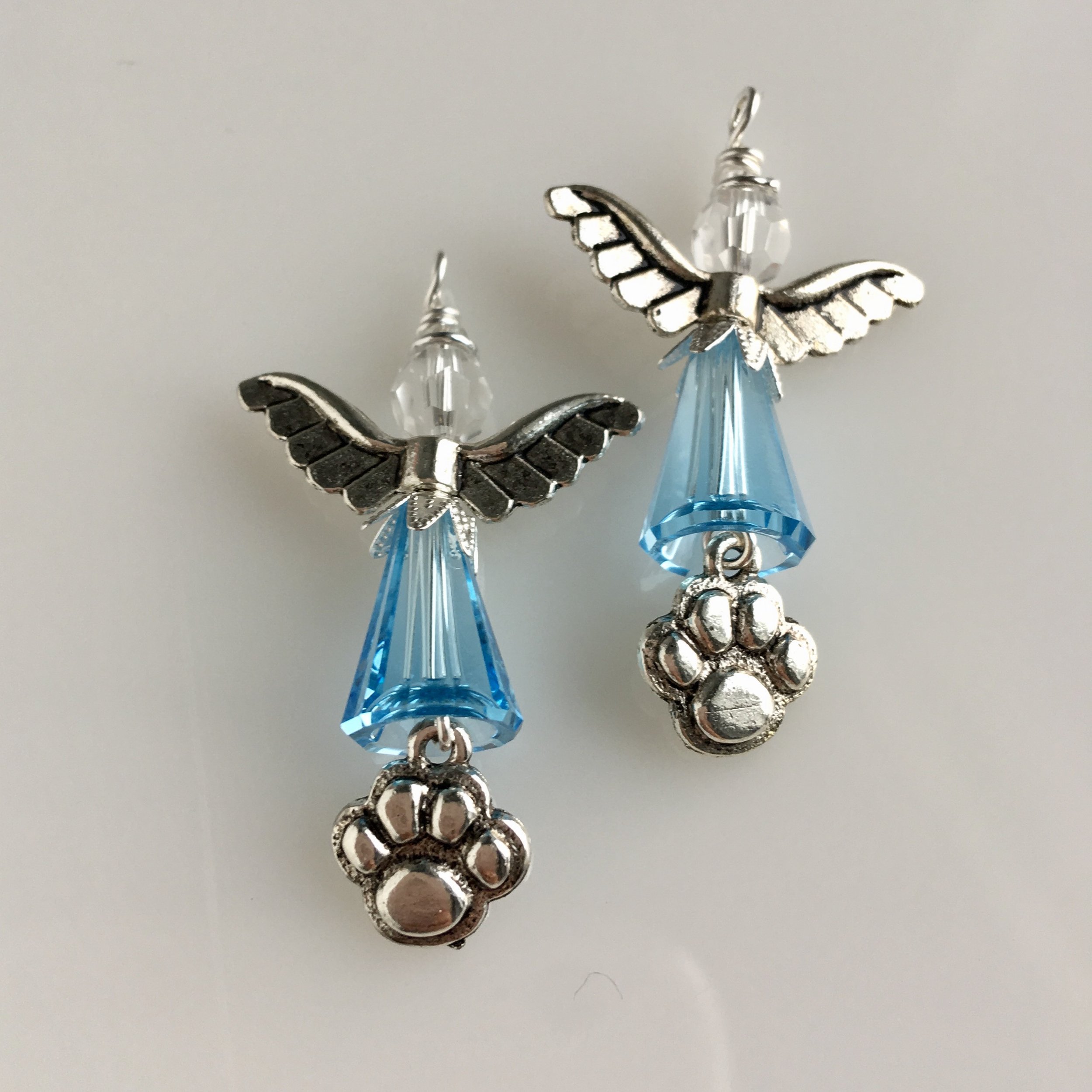 Paw print angels