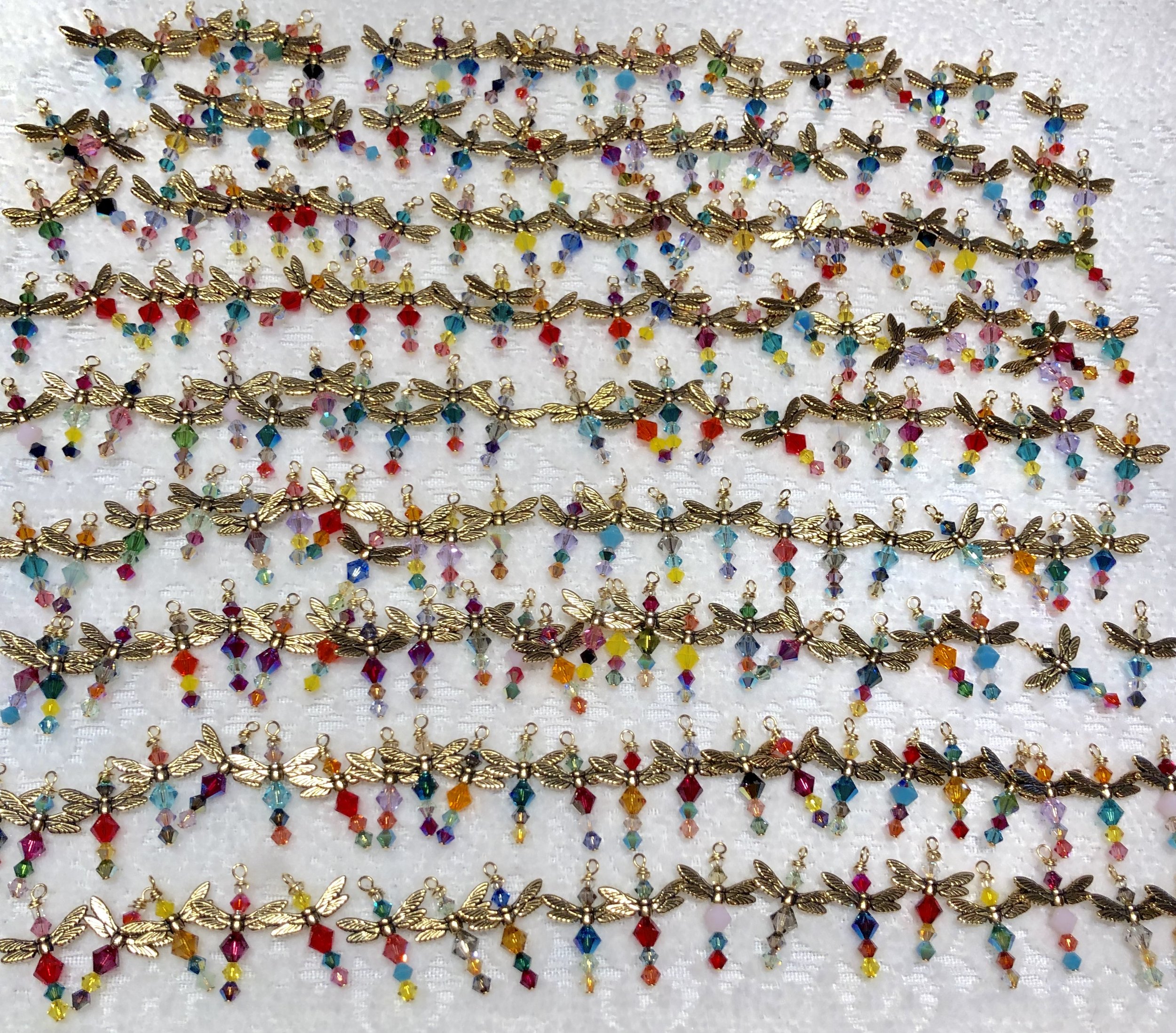 Assorted Friendship Dragonflies (given out as event favours at a fundraising event)