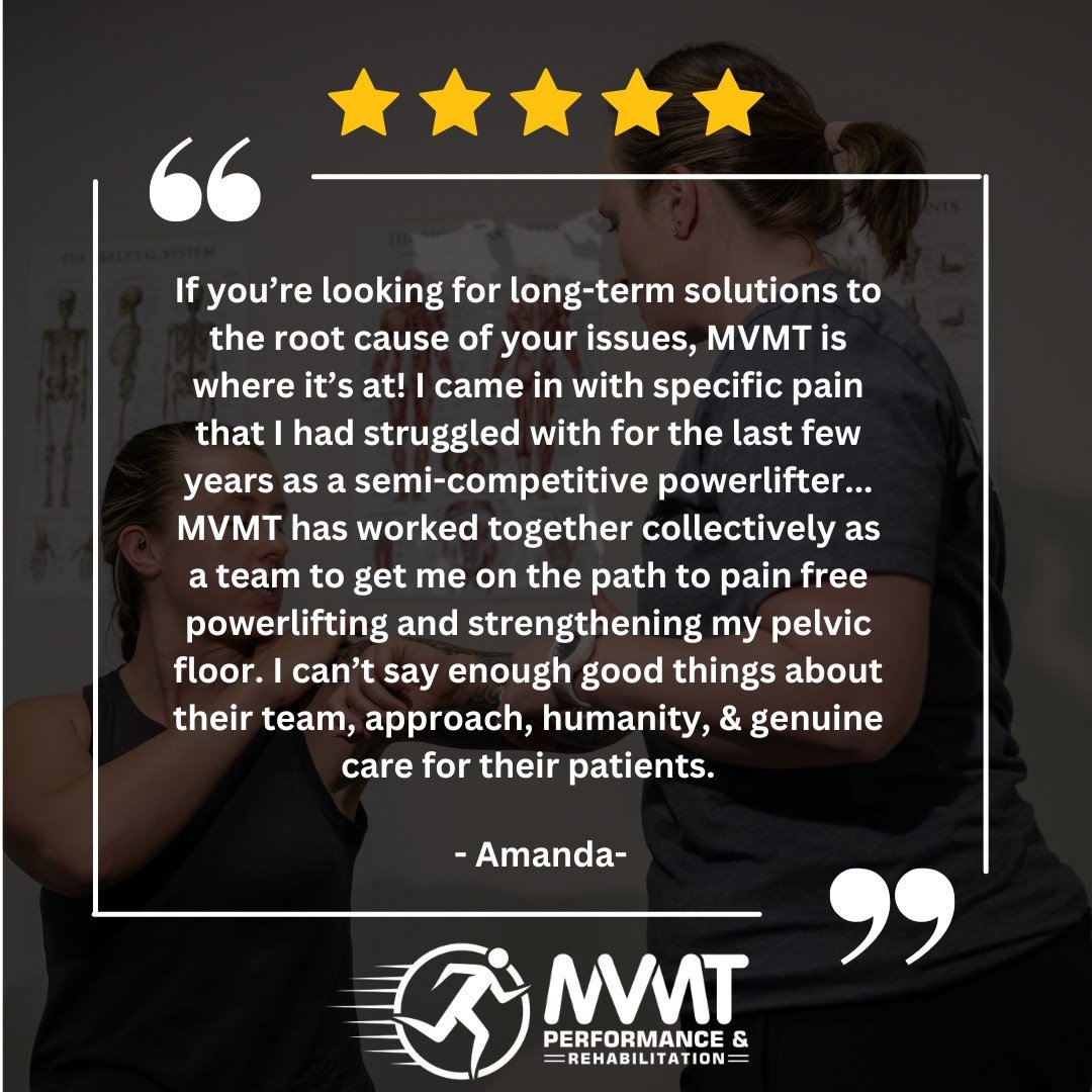 Sometimes you get the best of all 3 of us 😊 We believe in a team approach to your care as we each bring a unique skillset to make sure you are crushing you goals! 🏋️&zwj;♀️

#TestimonialTuesday