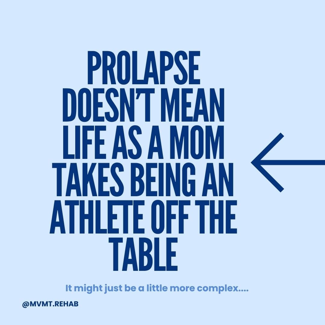 🚨 Let&rsquo;s talk about prolapse.
Yes, the thing no one wants to talk about&mdash;but absolutely needs to. 👇

Too many women are being told they have a prolapse and&hellip; that&rsquo;s it. No real explanation. No plan. Just fear, restriction, and