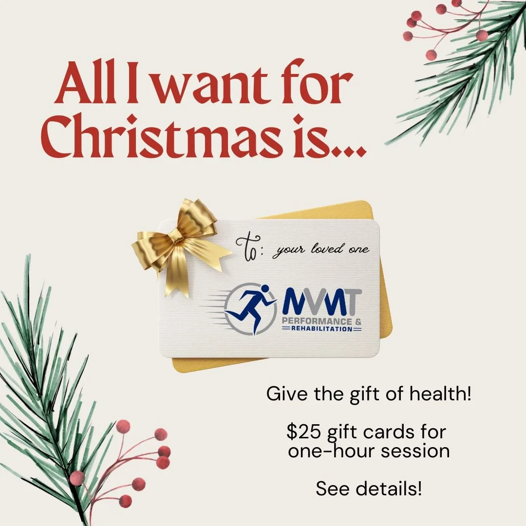 🎁 Last few days to give the gift of health! 🎁

25/each for a one hour session! That's savings on savings for your loved one! ⛄💙

Limit 2 per person. Must be given to a non-existing client. Must be purchased before Dec. 23rd. E-vouchers available. 