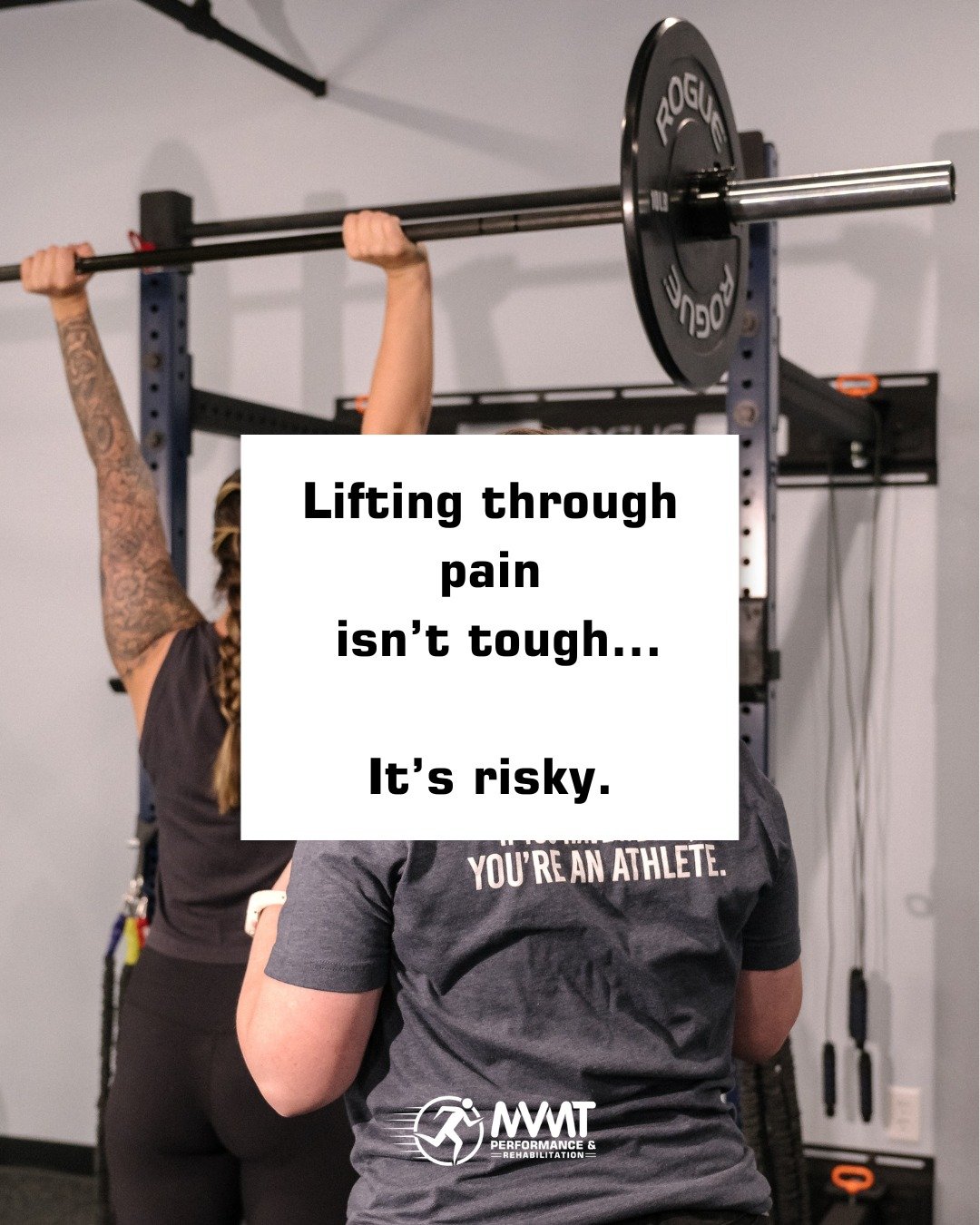 You don&rsquo;t need to push through pain!
You need to train around it. That&rsquo;s how progress actually sticks.

Pain is information.
Not a challenge.
Not a character test.

If this hit a little too close to home&hellip;
👉 Share with your lifting