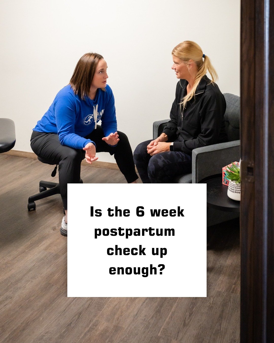 So many moms are told at 6 weeks postpartum:
&ldquo;You&rsquo;re cleared.&rdquo; 🙅&zwj;♀️

And then what happens?
They try to return to their normal &mdash; workouts, running, lifting, daily life &mdash; only to end up dealing with leaking, pain, pr