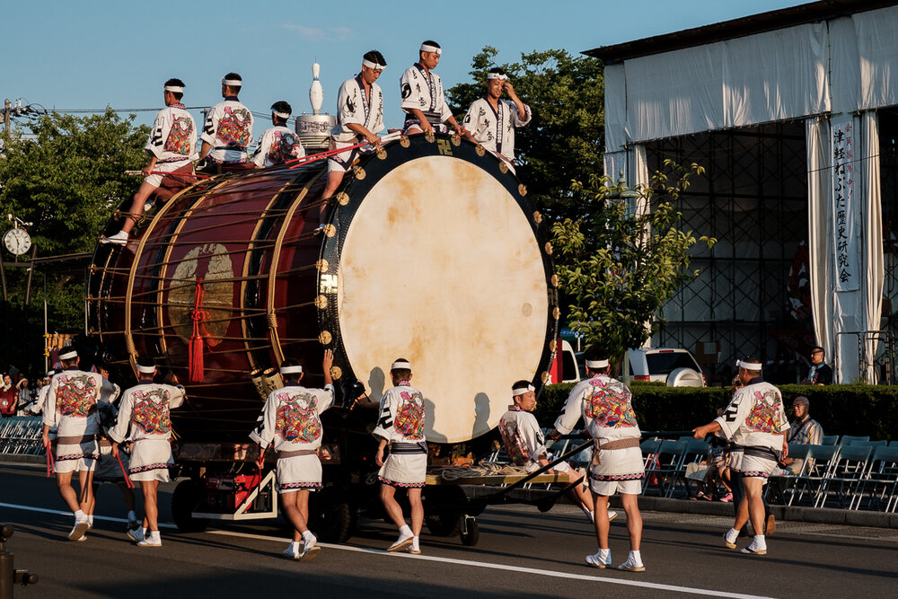 Festival Drum and Bowling Pin, Hirosaki