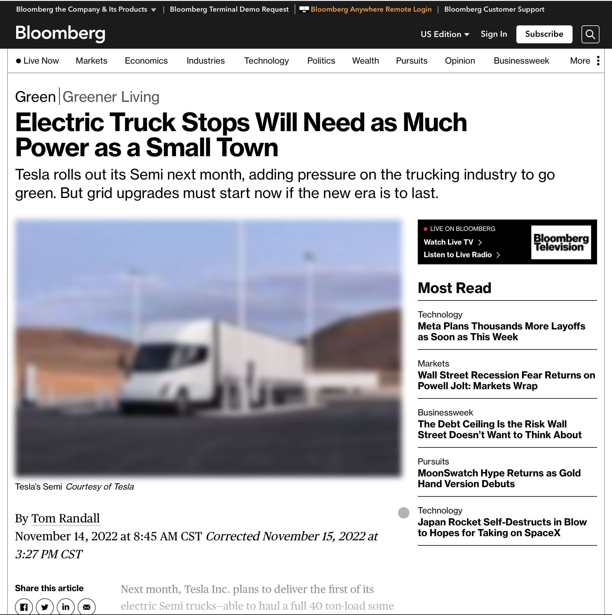 Stable EV charging data featured in Bloomberg