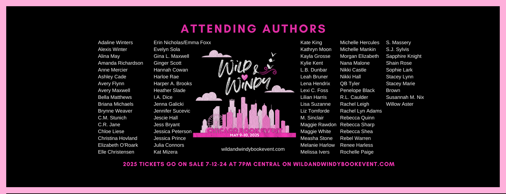 Wild & Windy Book Event